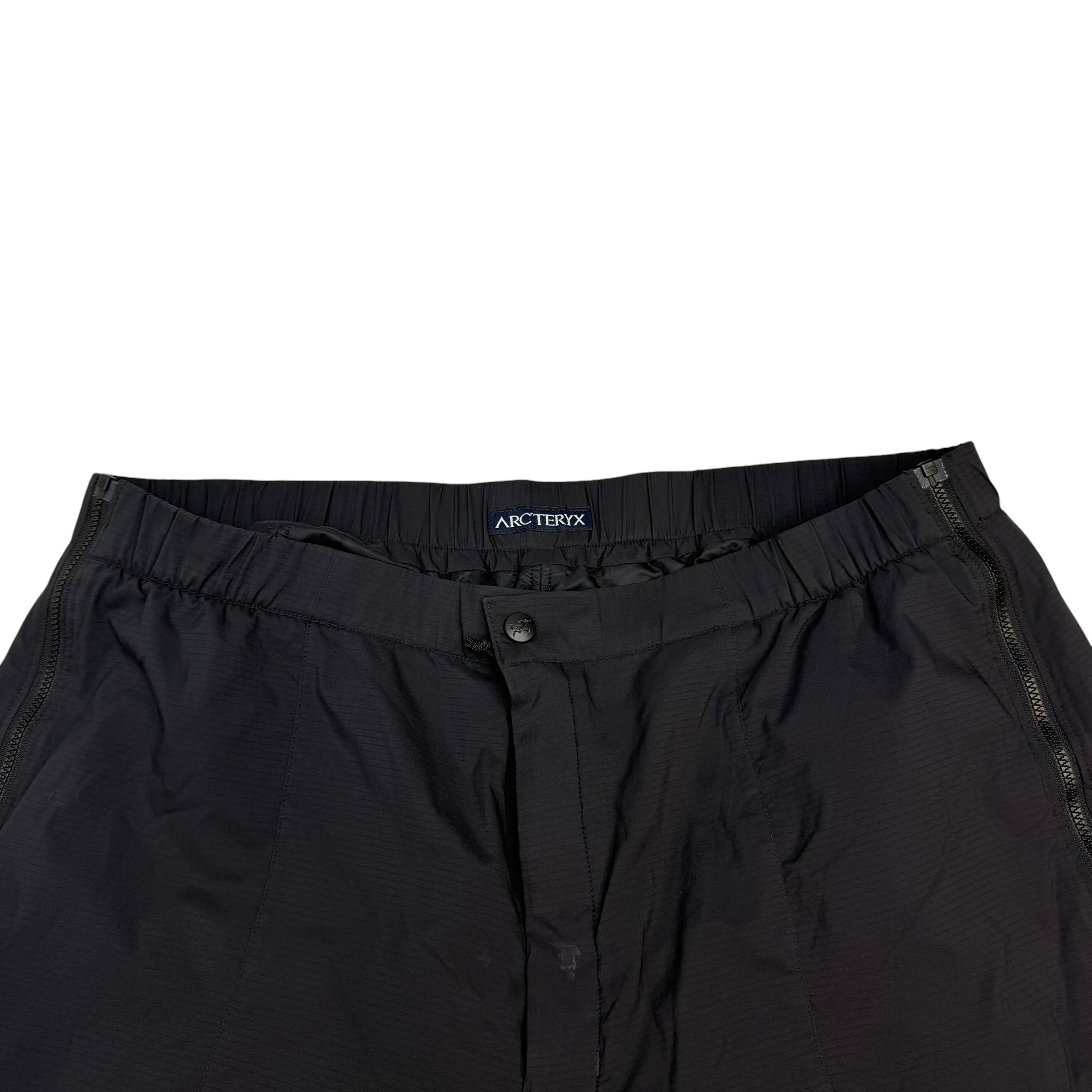 Vintage Arcteryx Sidezip Ripstop Pants Black