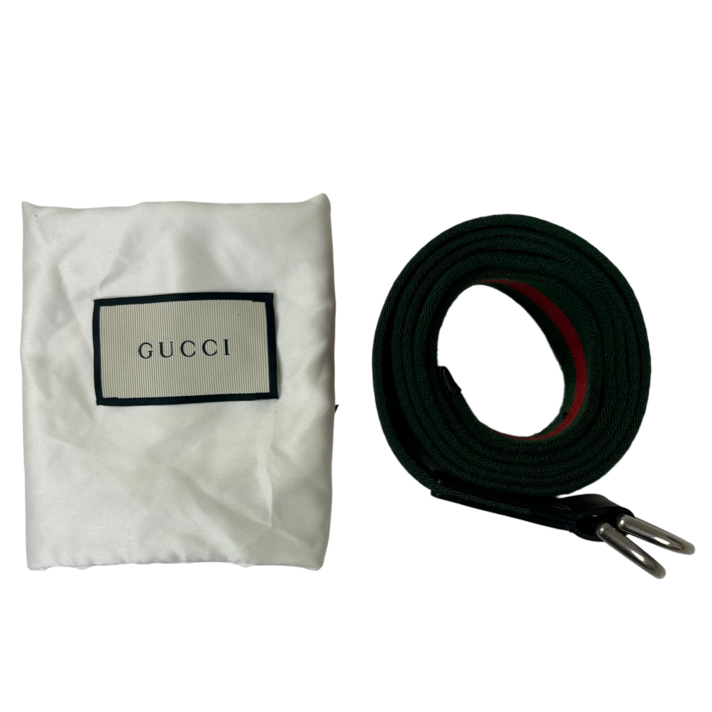 Gucci Canvas Web Belt Red/Green
