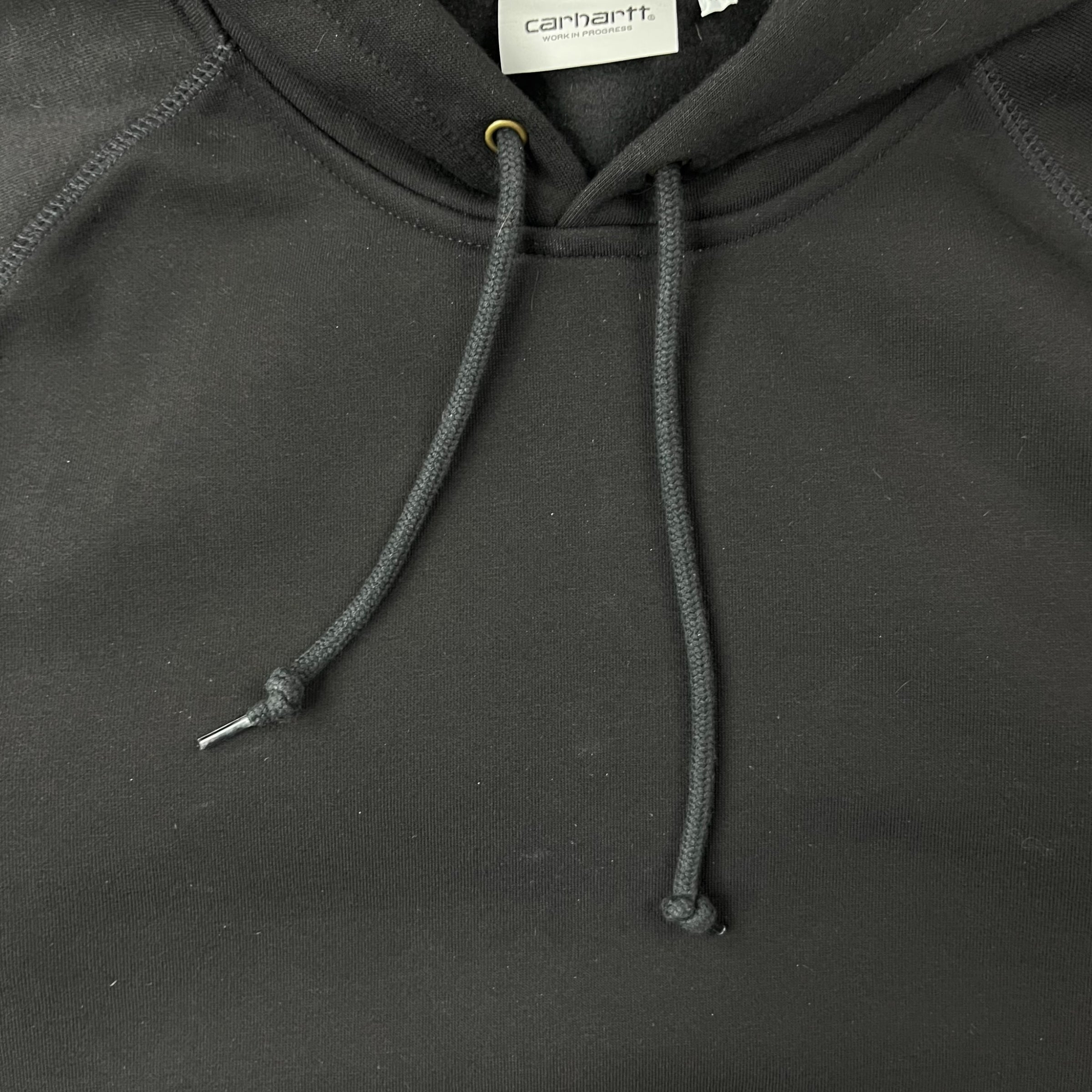 Carhartt Wip Logo Hoodie Black