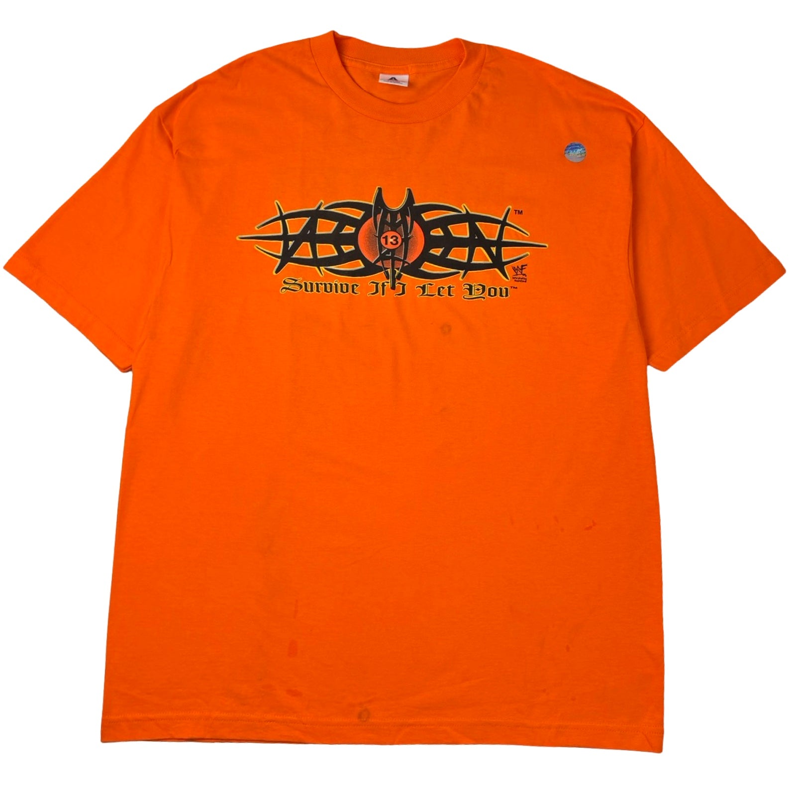 2000 Tazz WWF Tribal 13 Logo T-Shirt