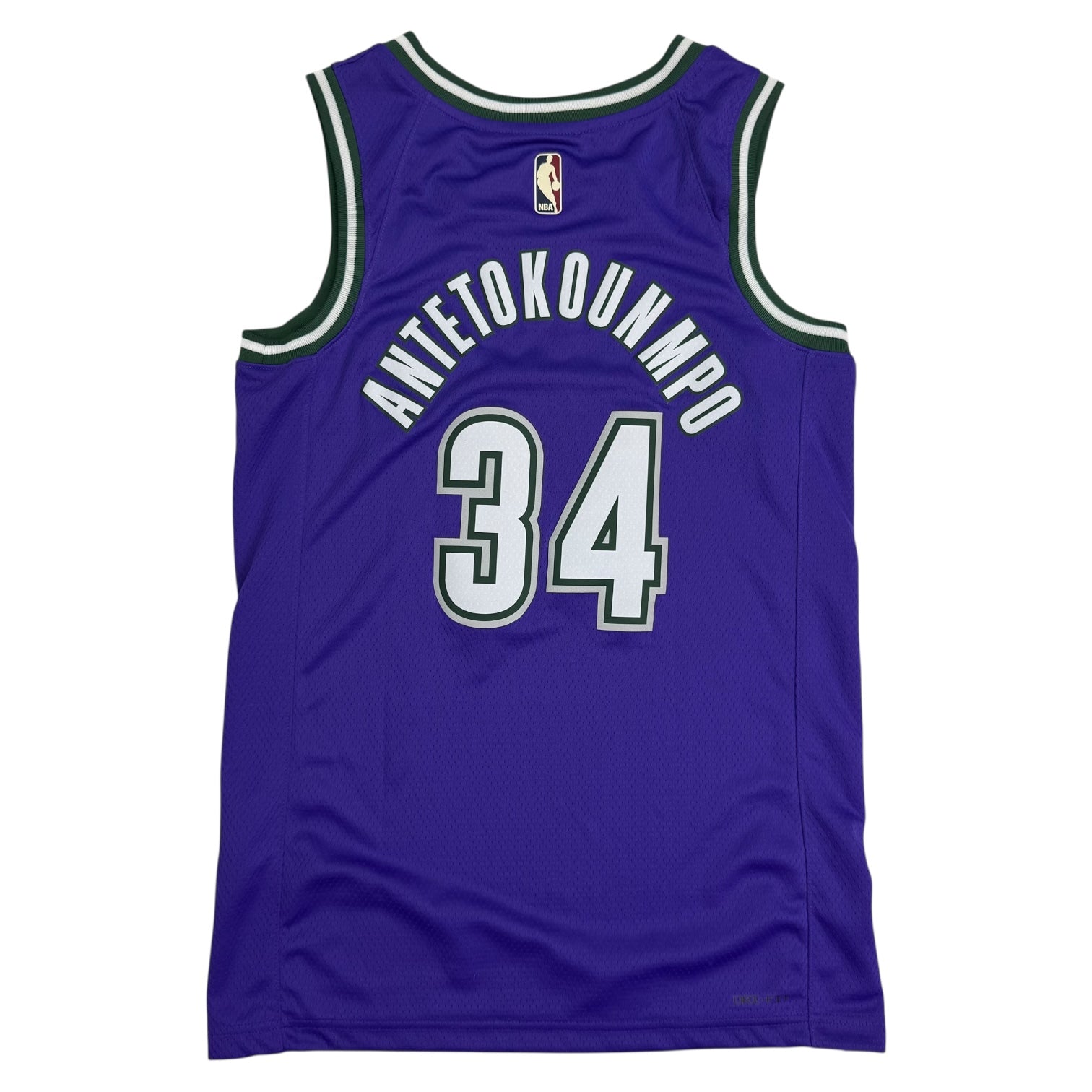 Nike Milwaukee Bucks Giannis Antetokounmpo Classic Jersey Purple