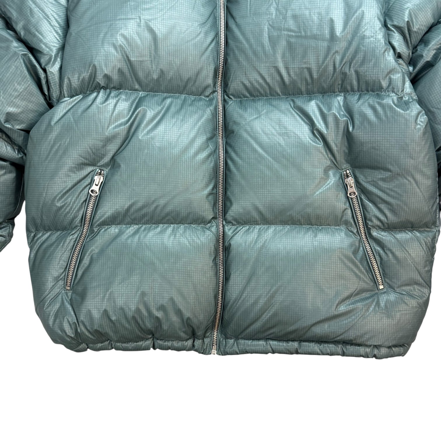 Stussy Down Puffer Parachute Ripstop Jacket Powder Blue