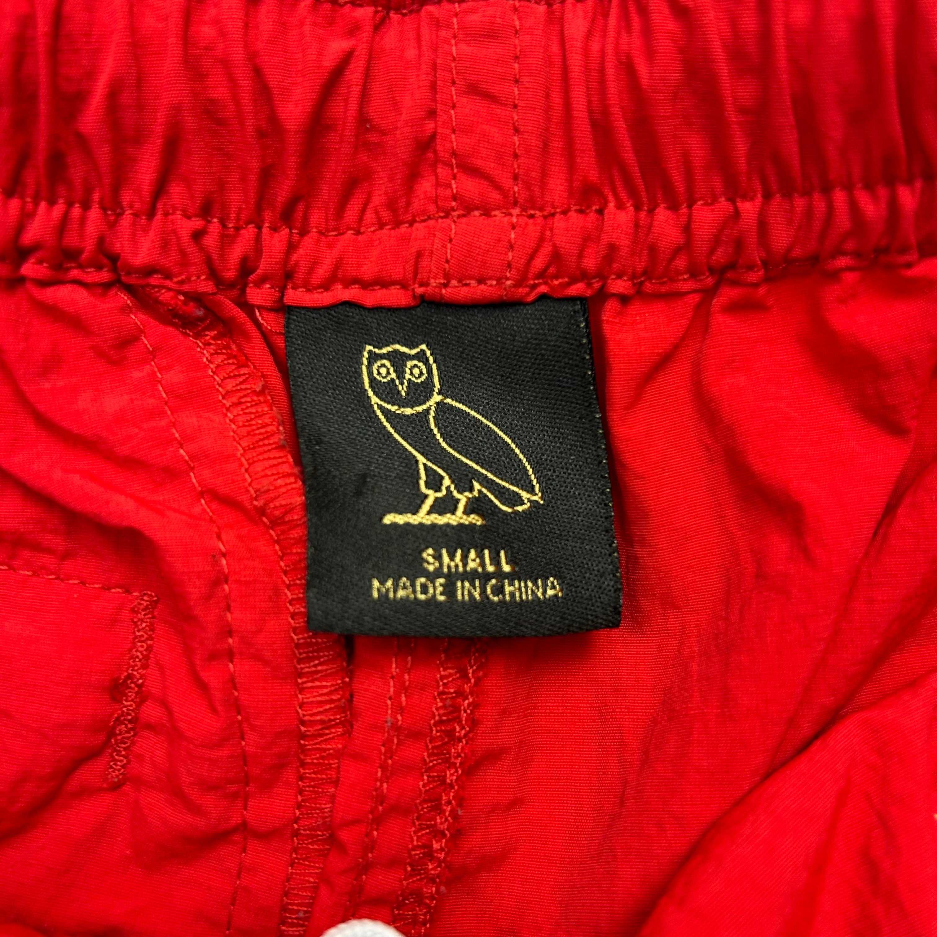 OVO Essential Red Canvas Shorts