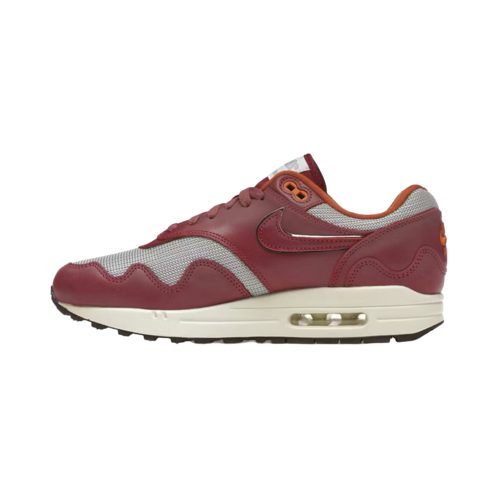 Nike Air Max 1 Patta Waves Rush Maroon With Bracelet