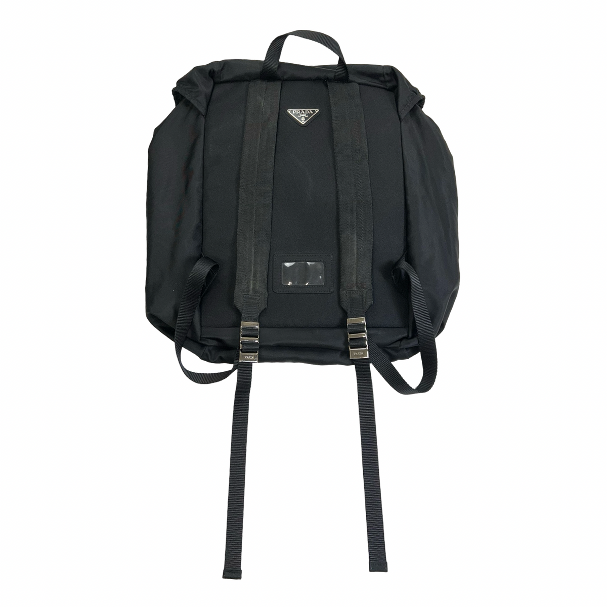 Prada Tessuto Nylon Montagna Double Buckle Backpack