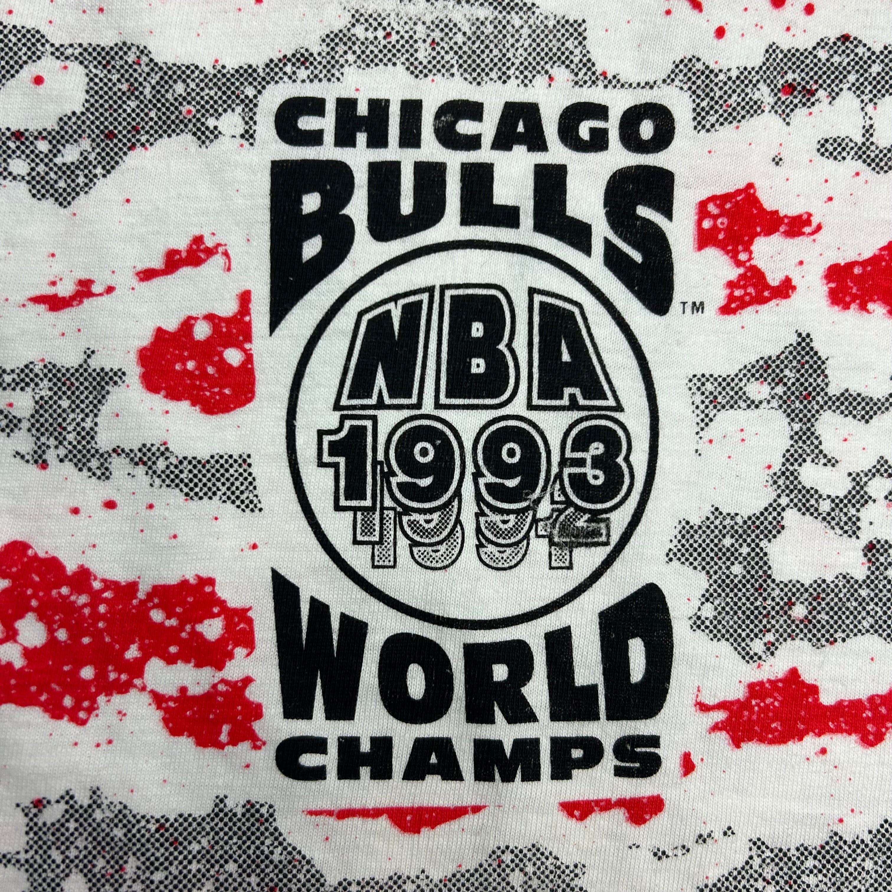 1993 Chicago Bulls All Over Print NBA T-Shirt