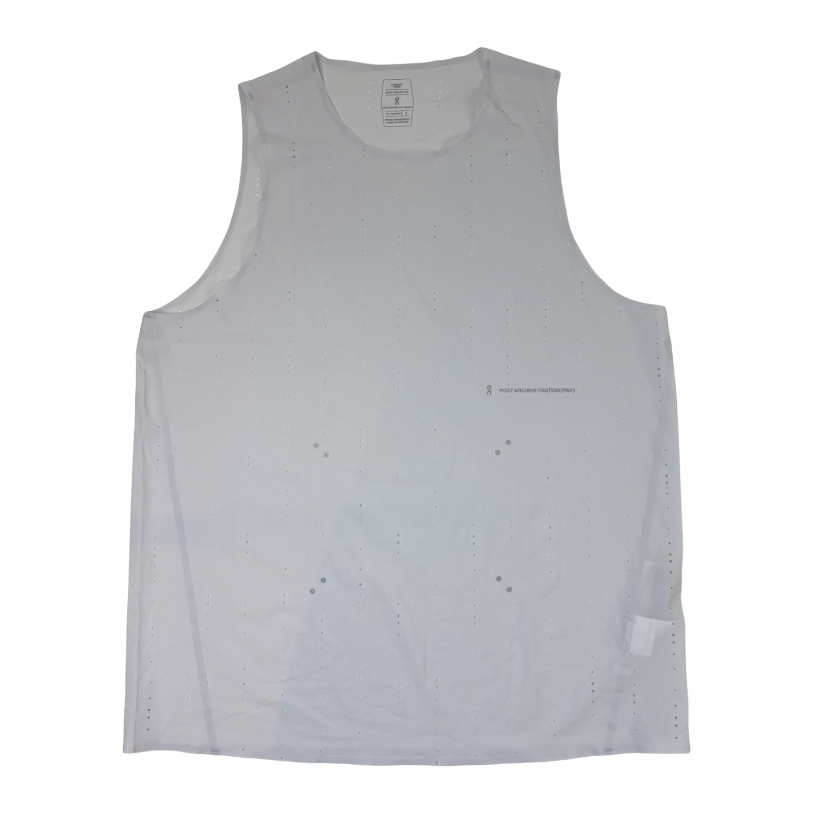 On x Post Archive Zero Singlet Tank Top White