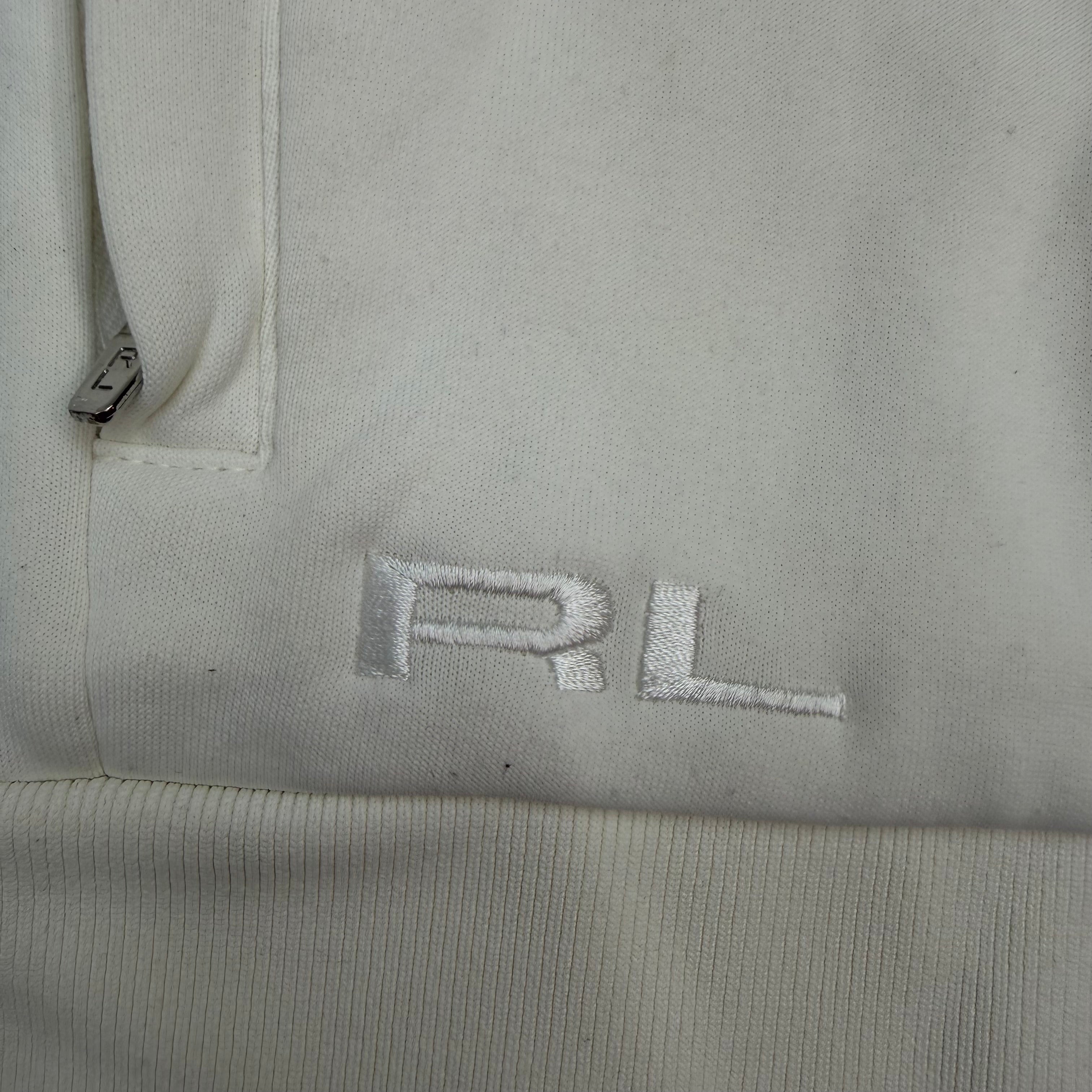 Vintage Polo Ralph Lauren Golf Track Jacket White