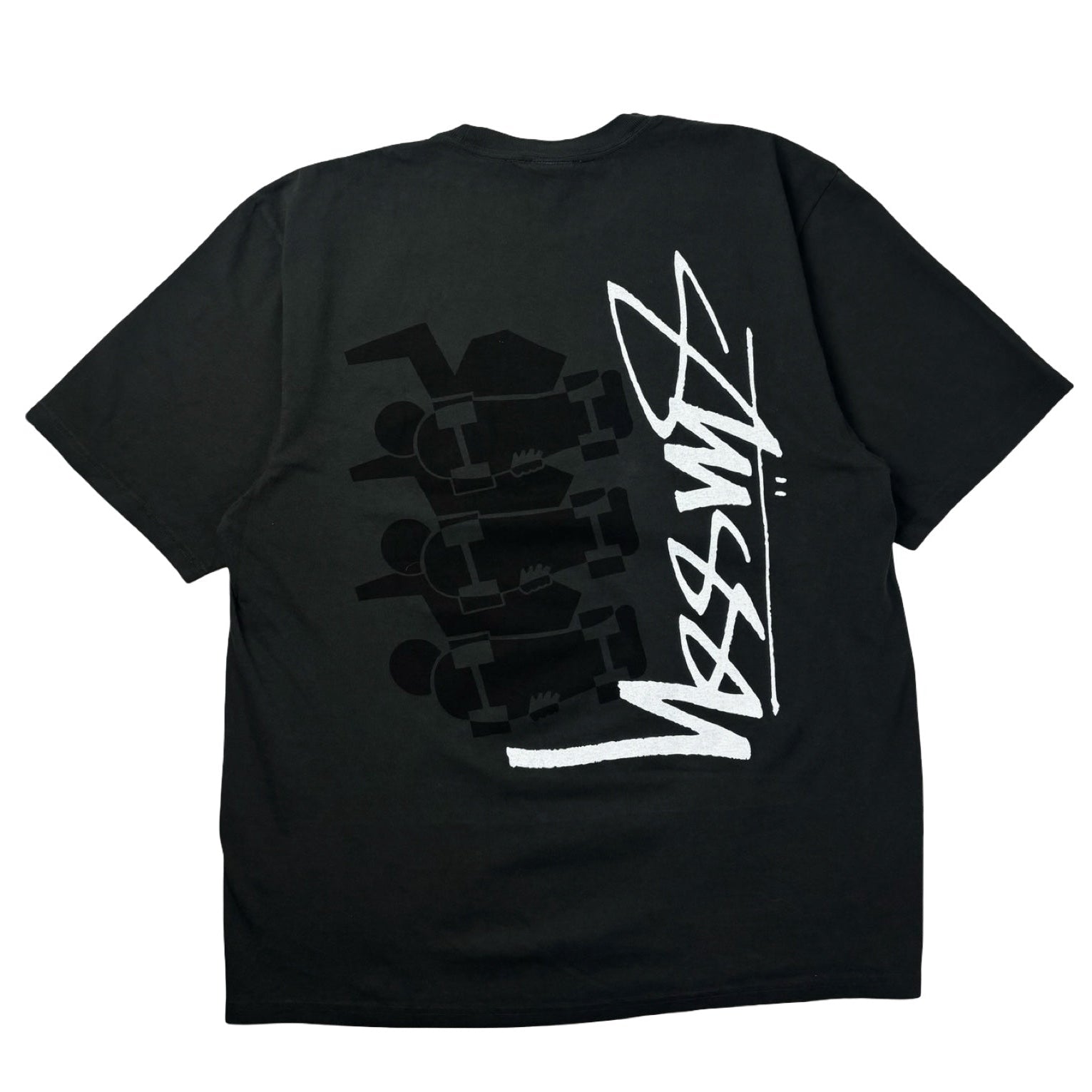 Stussy Skate Stack Tee Faded Black