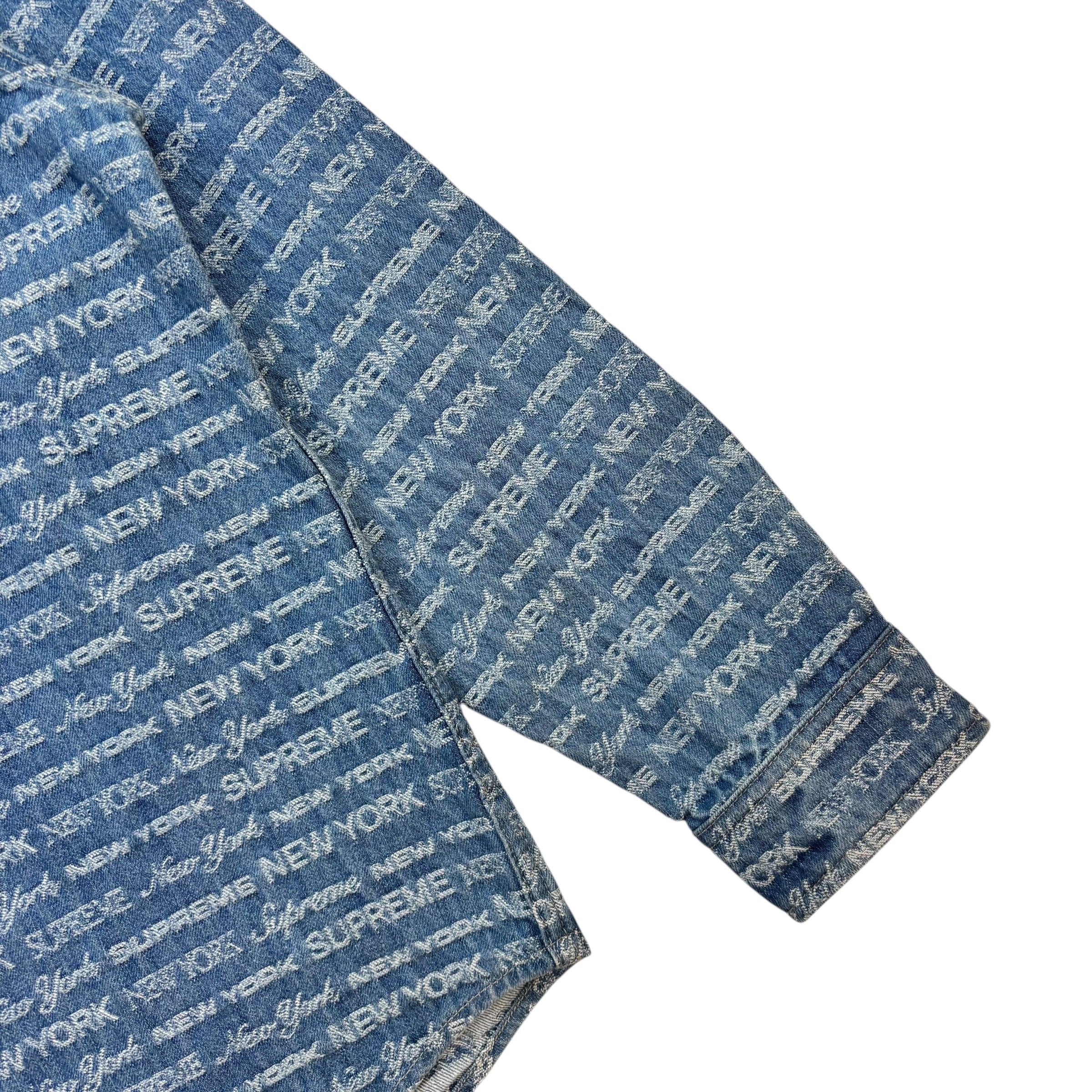 Supreme Multi Type Jacquard Denim Shirt