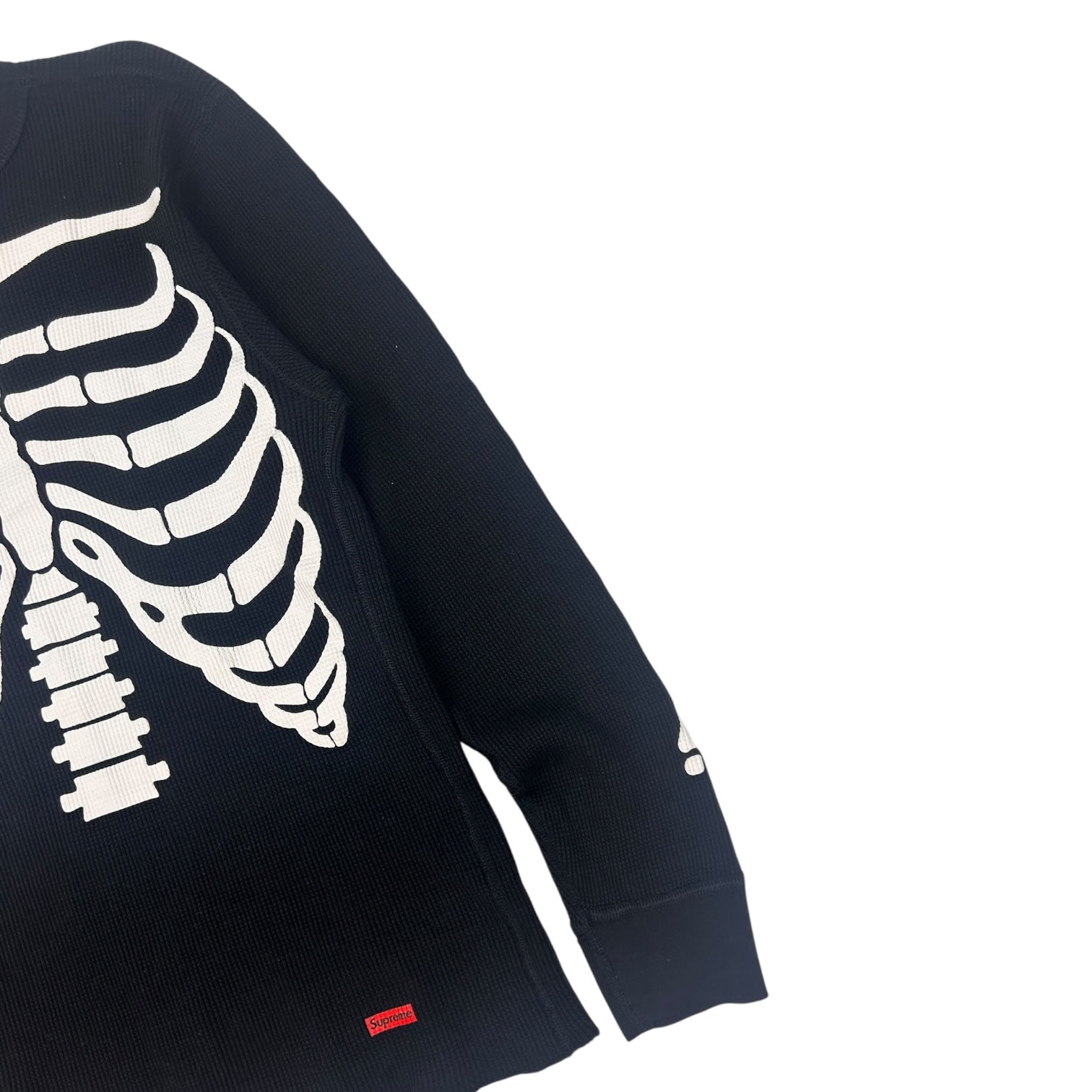 Supreme Hanes Bones Thermal Crew Black