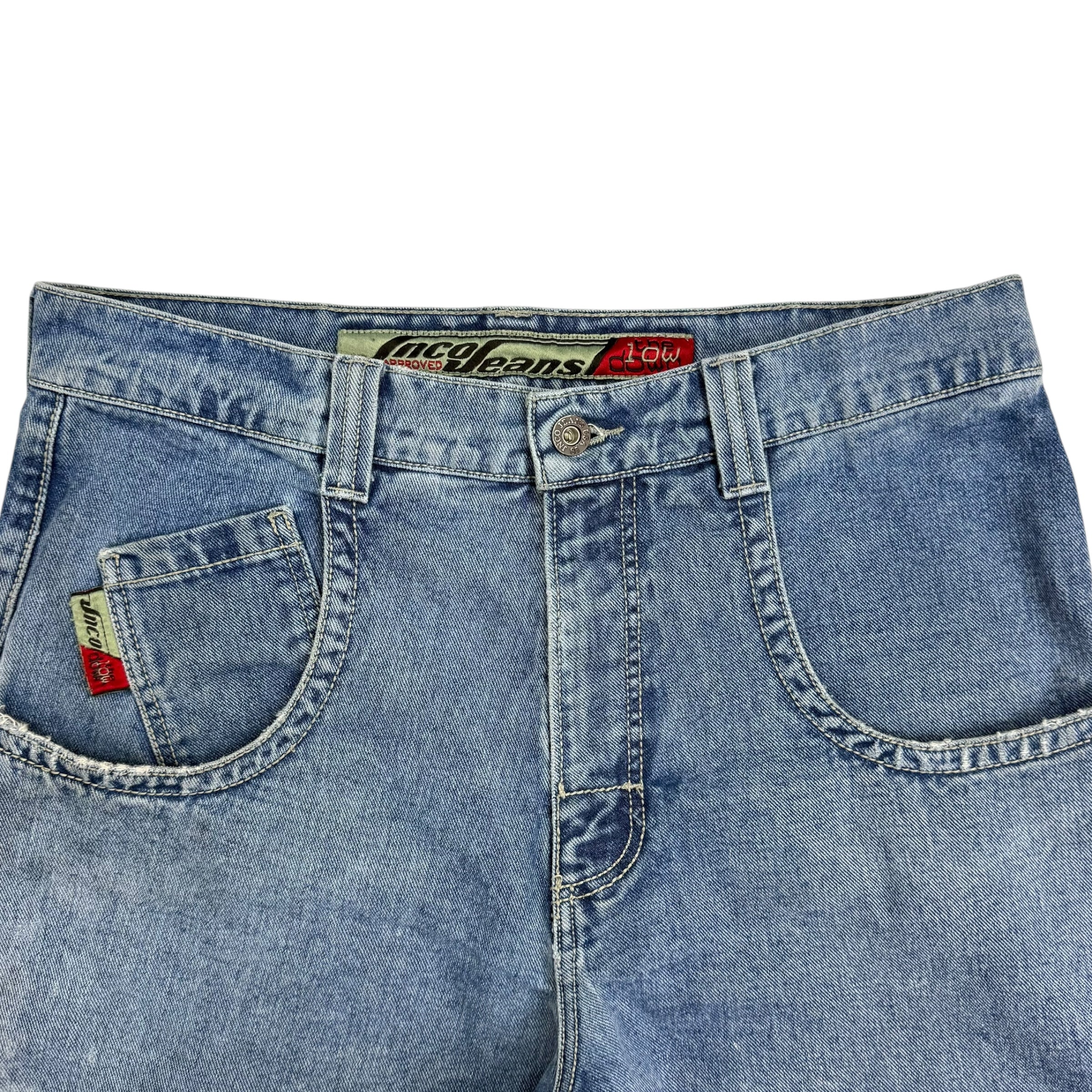 Vintage Y2K JNCO Jeans The Low Down Pants Light Wash