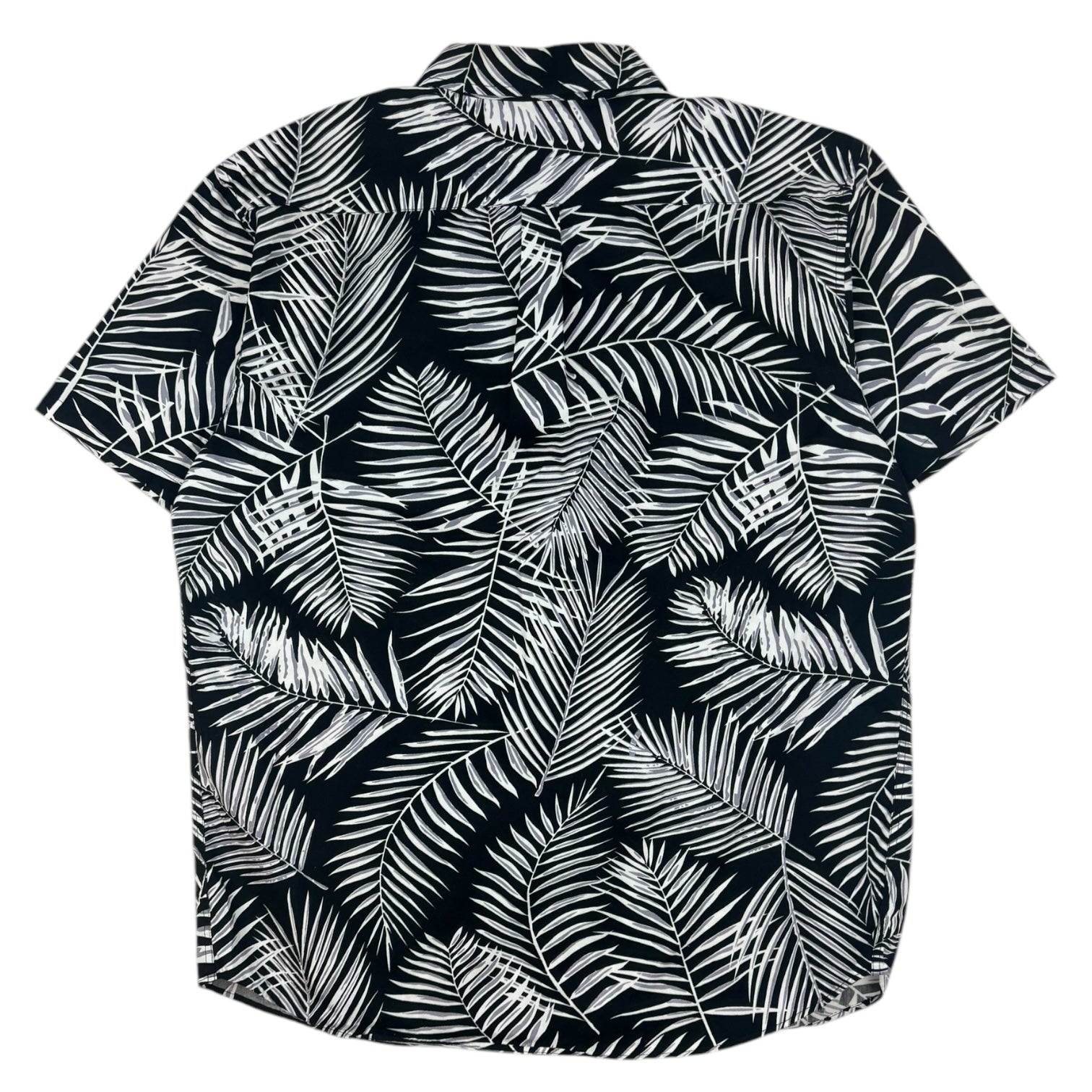 Stussy Palm Printed Hawaiian Shirt Black