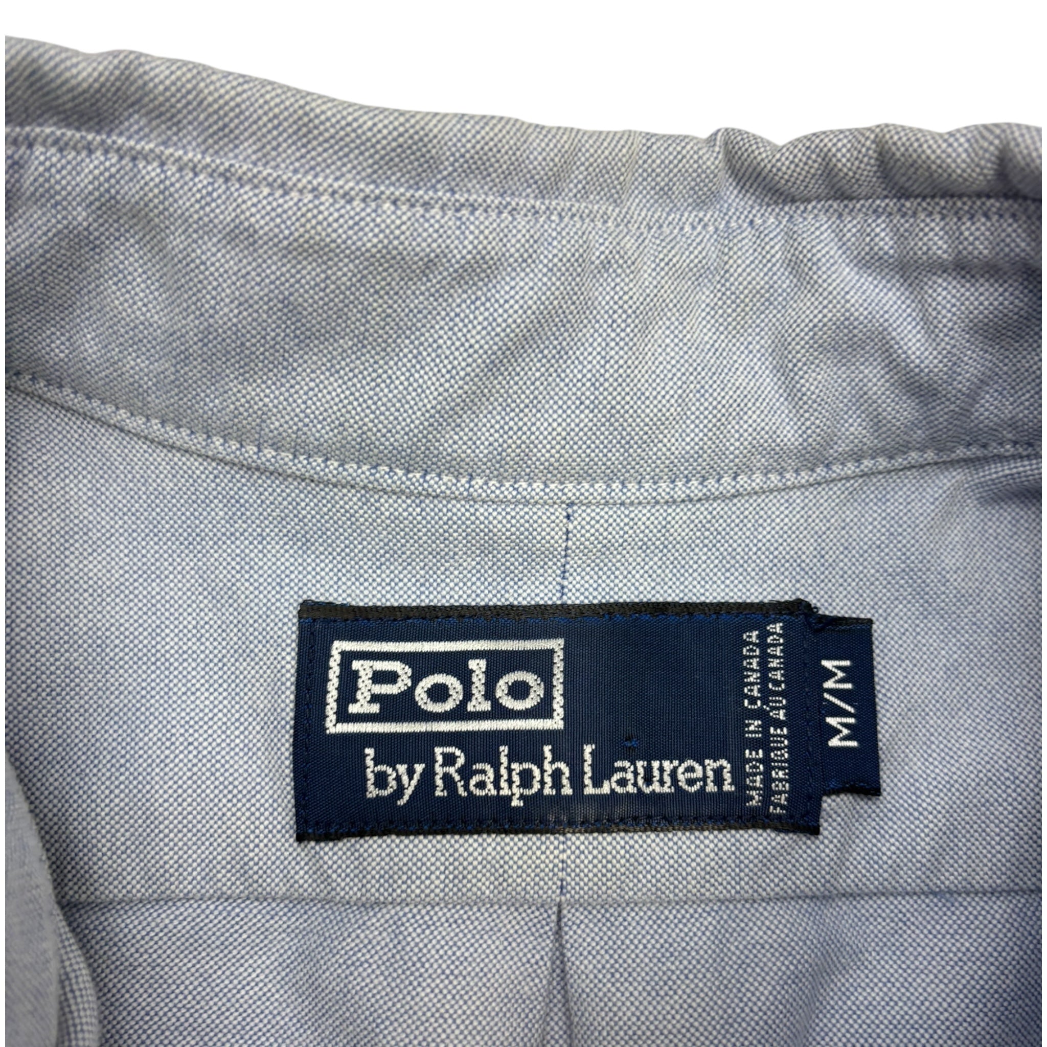 Vintage Polo Ralph Lauren Button Up Shirt Light Blue
