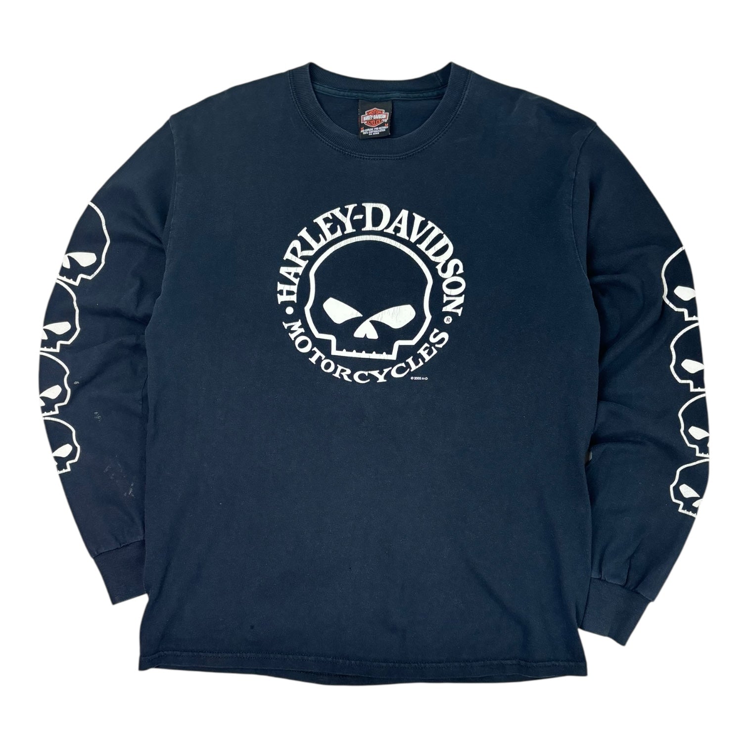 2005 Harley Davidson of Langley, BC Skull Longsleeve Black