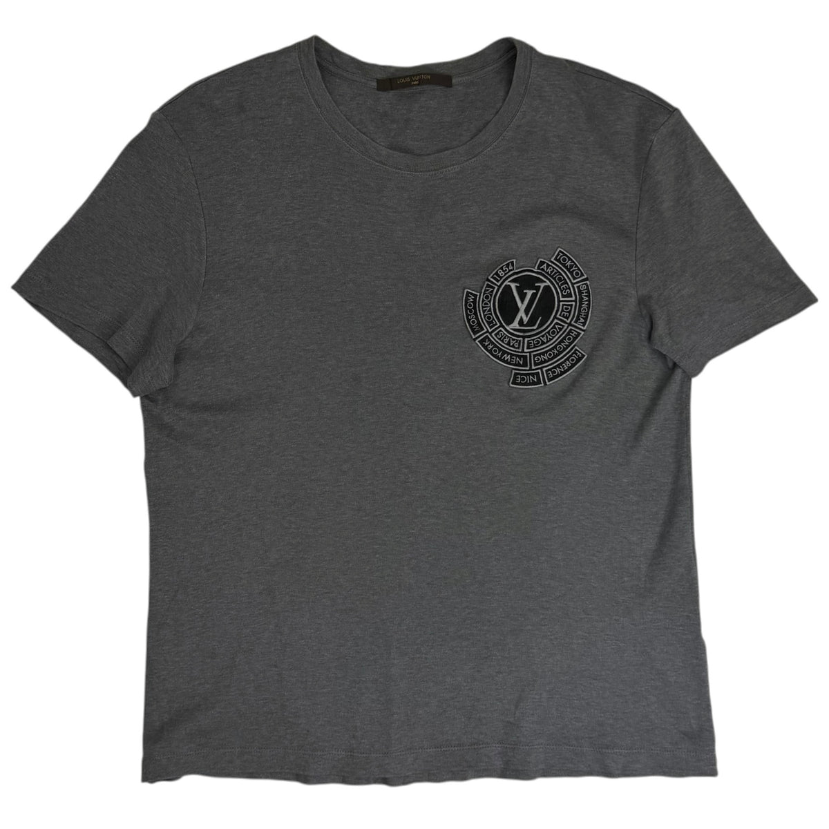 Louis Vuitton Cities Tee Grey