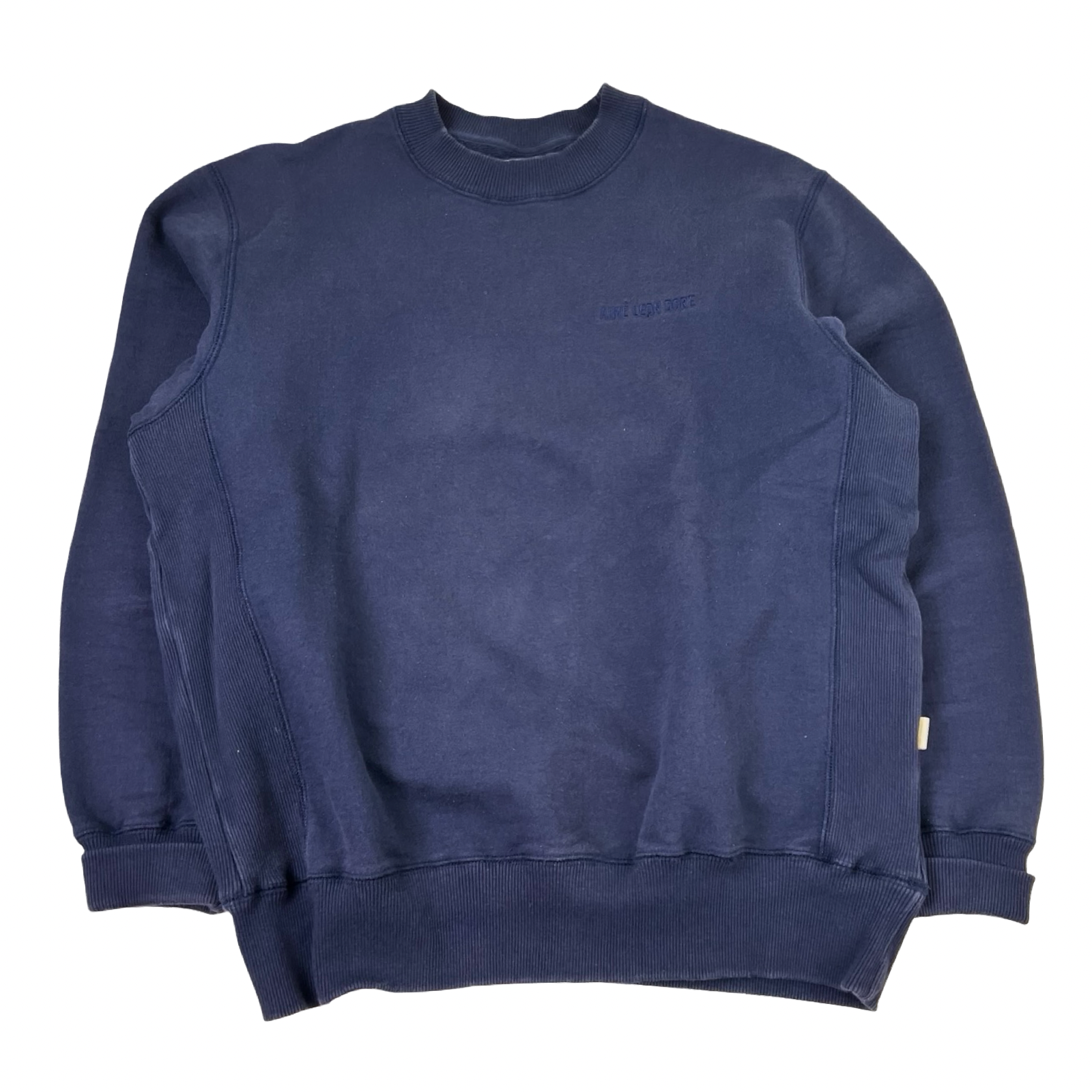 Aime Leon Dore Tonal Logo Crewneck Sweatshirt Navy