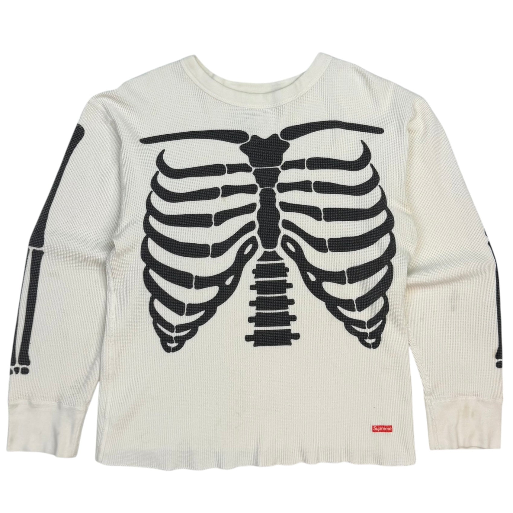 Supreme Hanes Bones Thermal Crew Natural