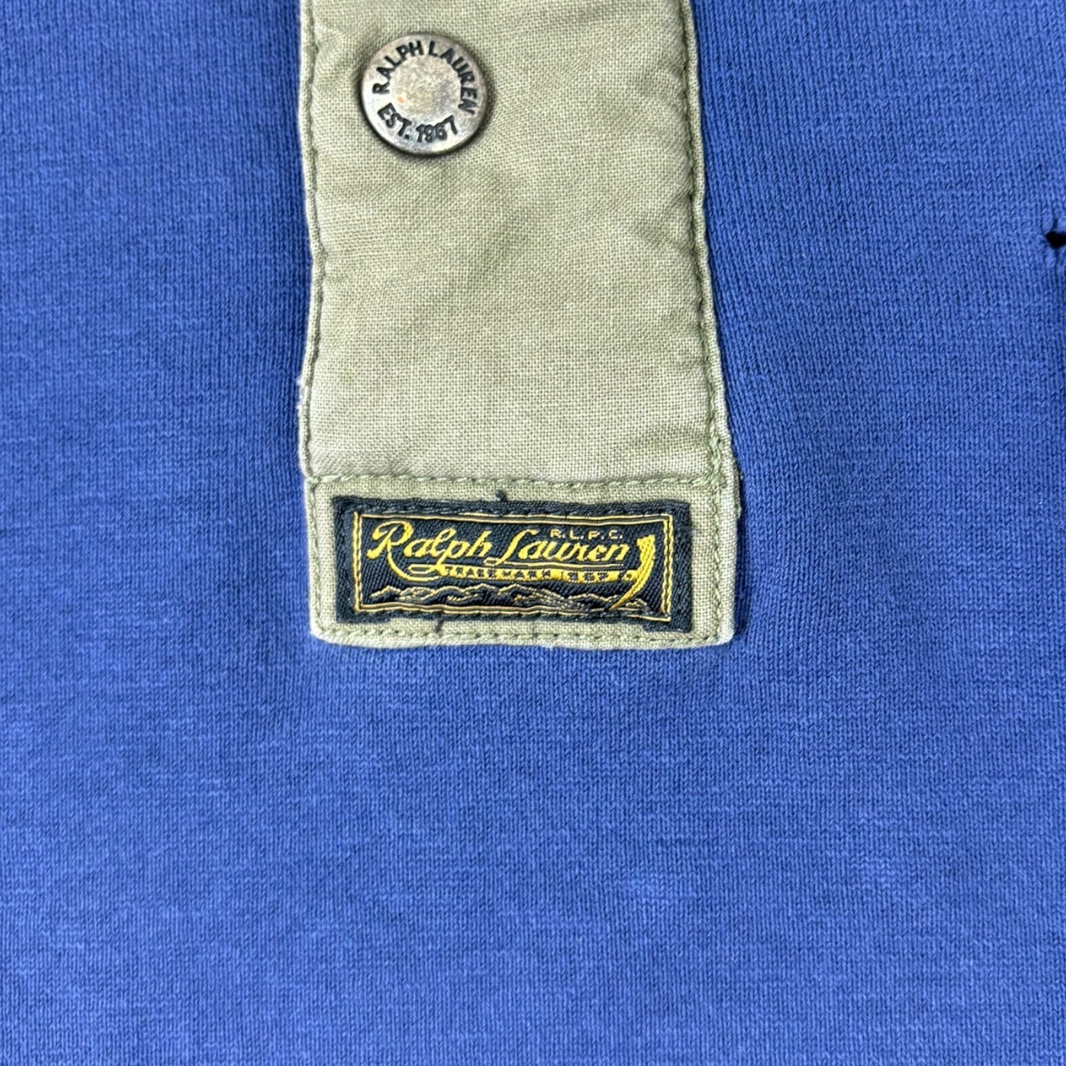 Vintage Polo Ralph Lauren Quarter Zip Sweater Navy