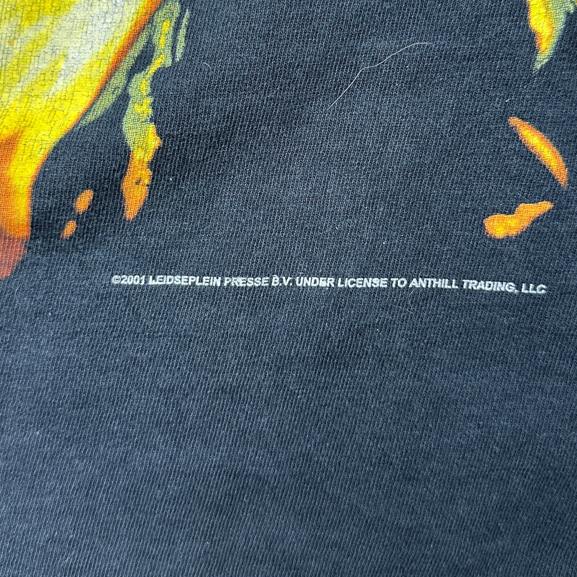 2001 AC/DC Bonfire Tour Tee Black