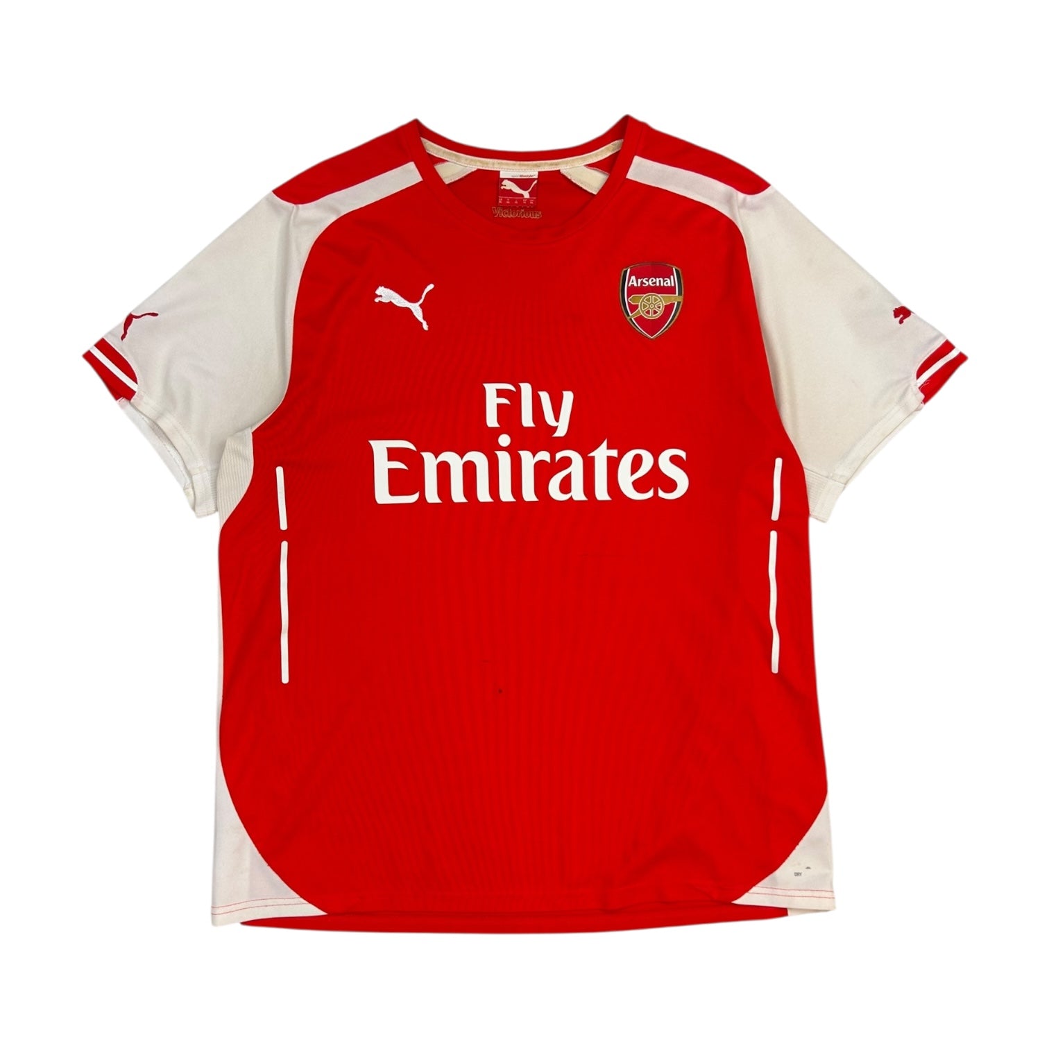Vintage Puma Alexis Sanchez 2014-2015 Arsenal Jersey Red/White