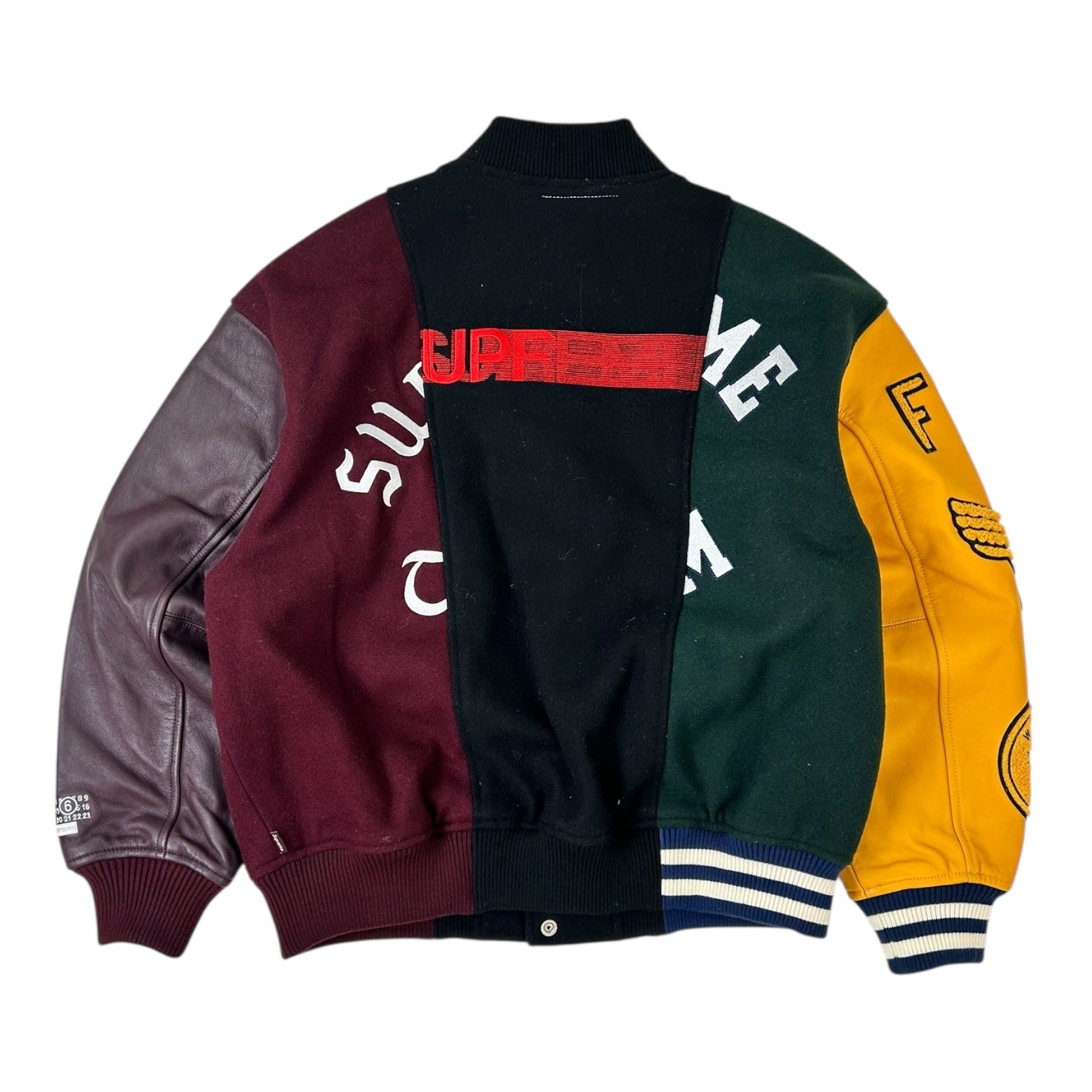 Supreme MM6 Maison Margiela Split Varsity Jacket