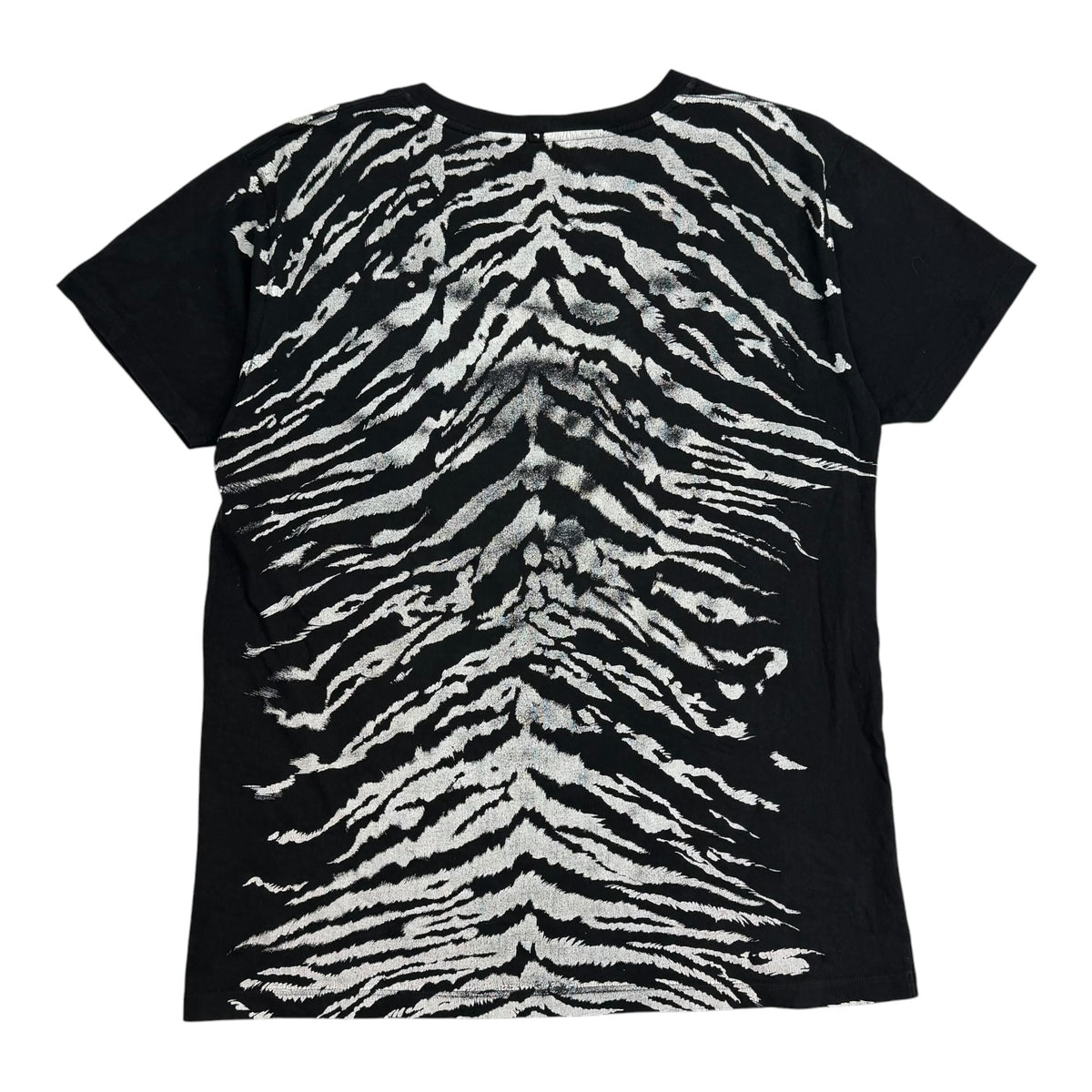 Saint Laurent Tiger Print Tee Black