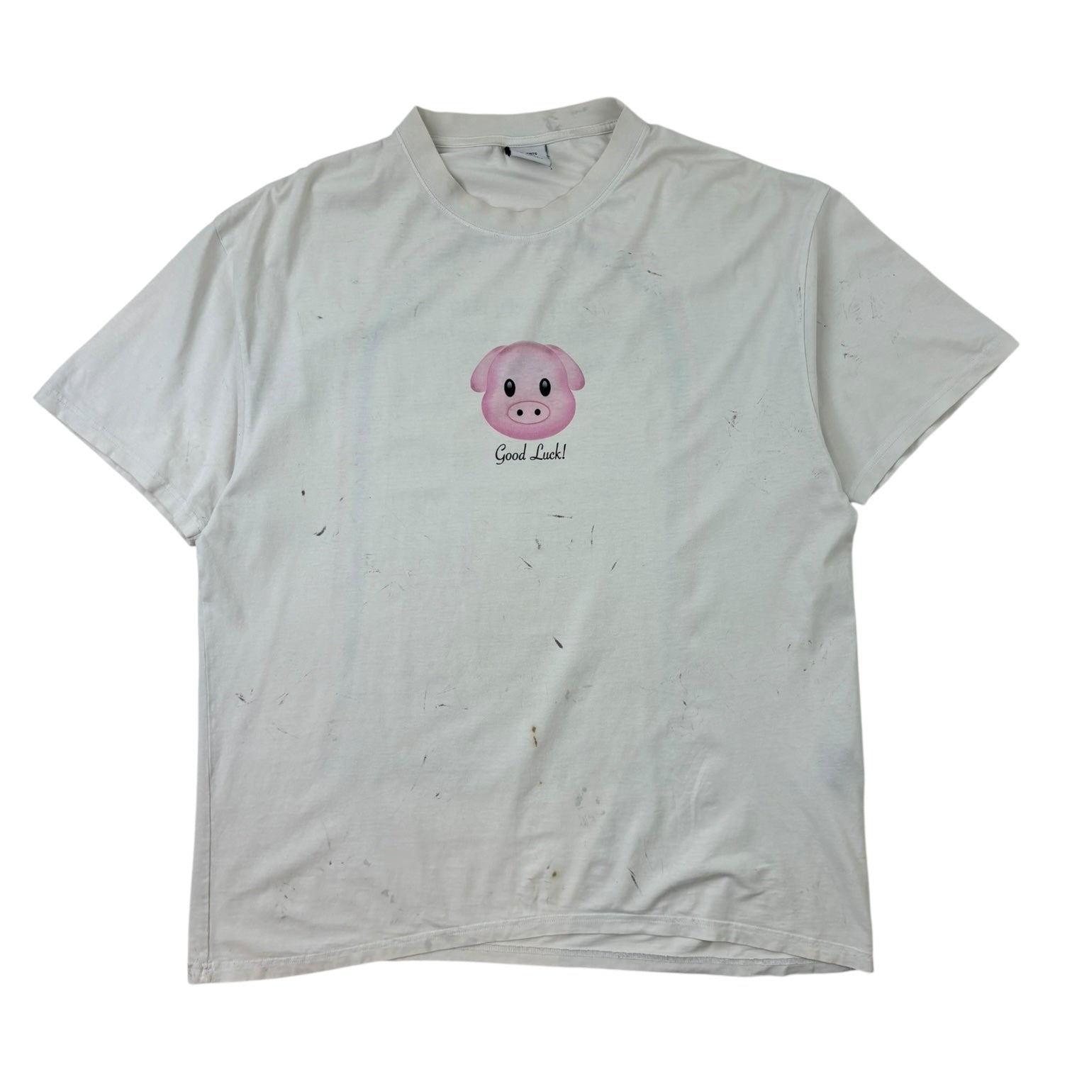 Vetements SS18 Lucky Pig T-Shirt White