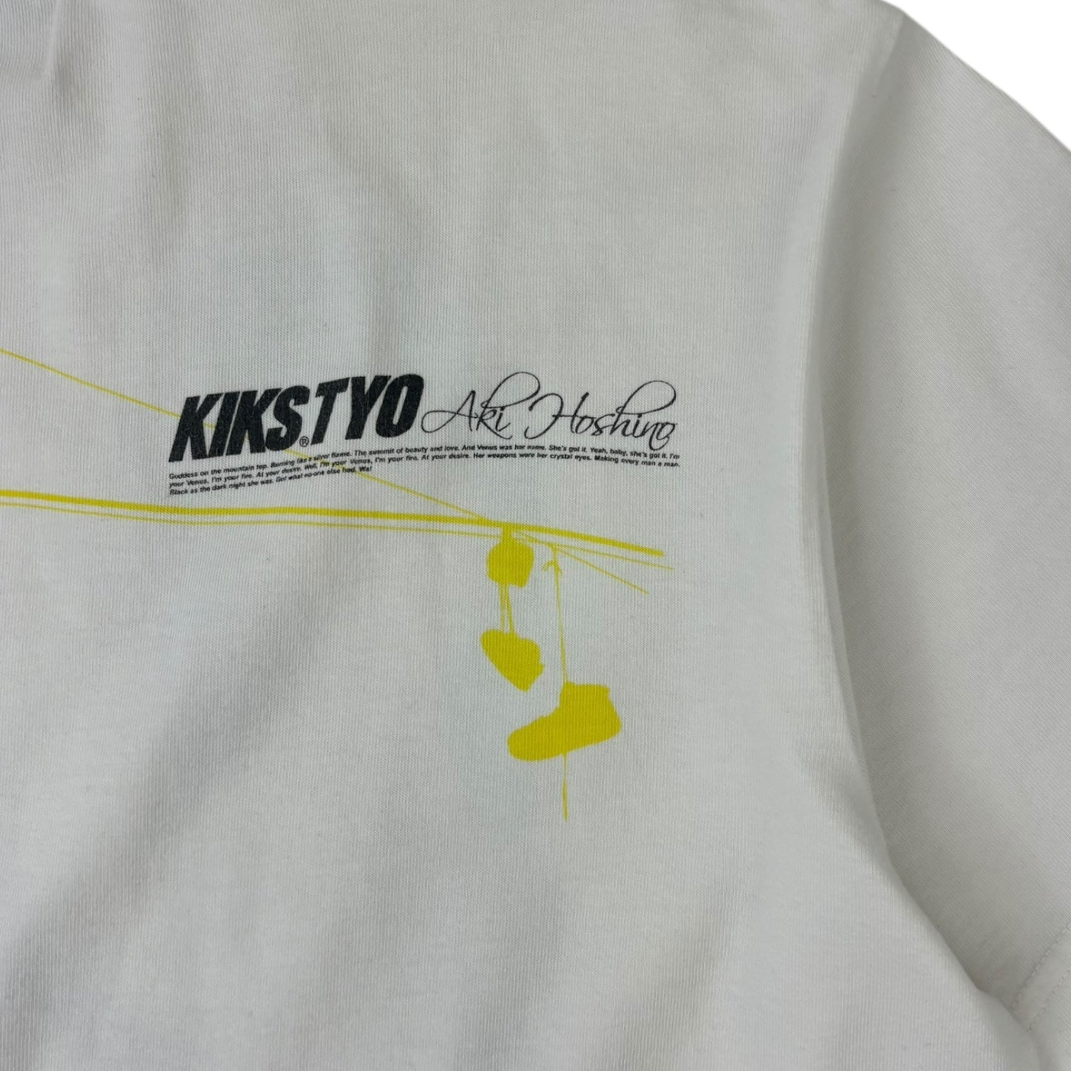 KIKS TYO x Aki Hoshino T-Shirt White