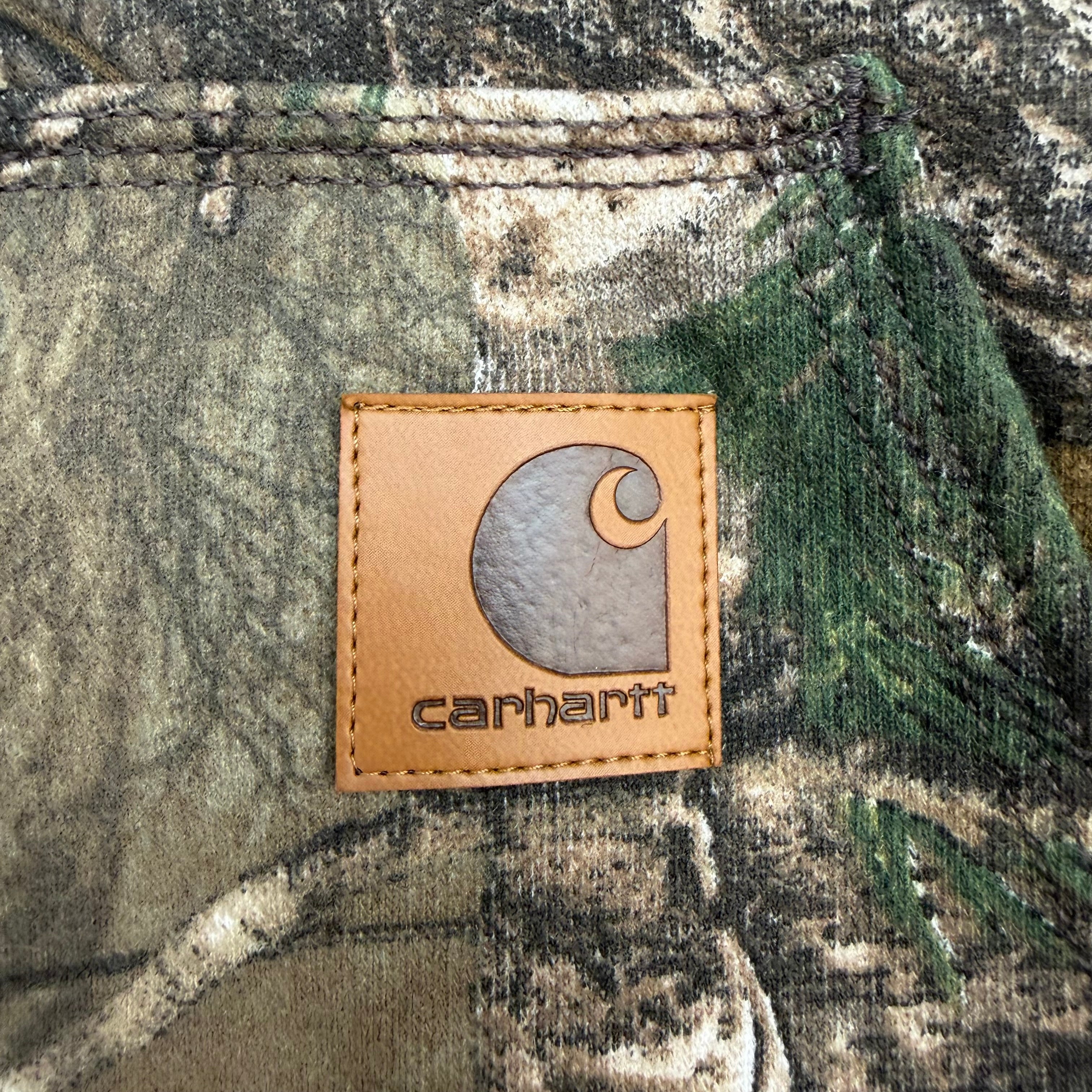 Vintage Carhartt Realtree Zip Up Hoodie Camo