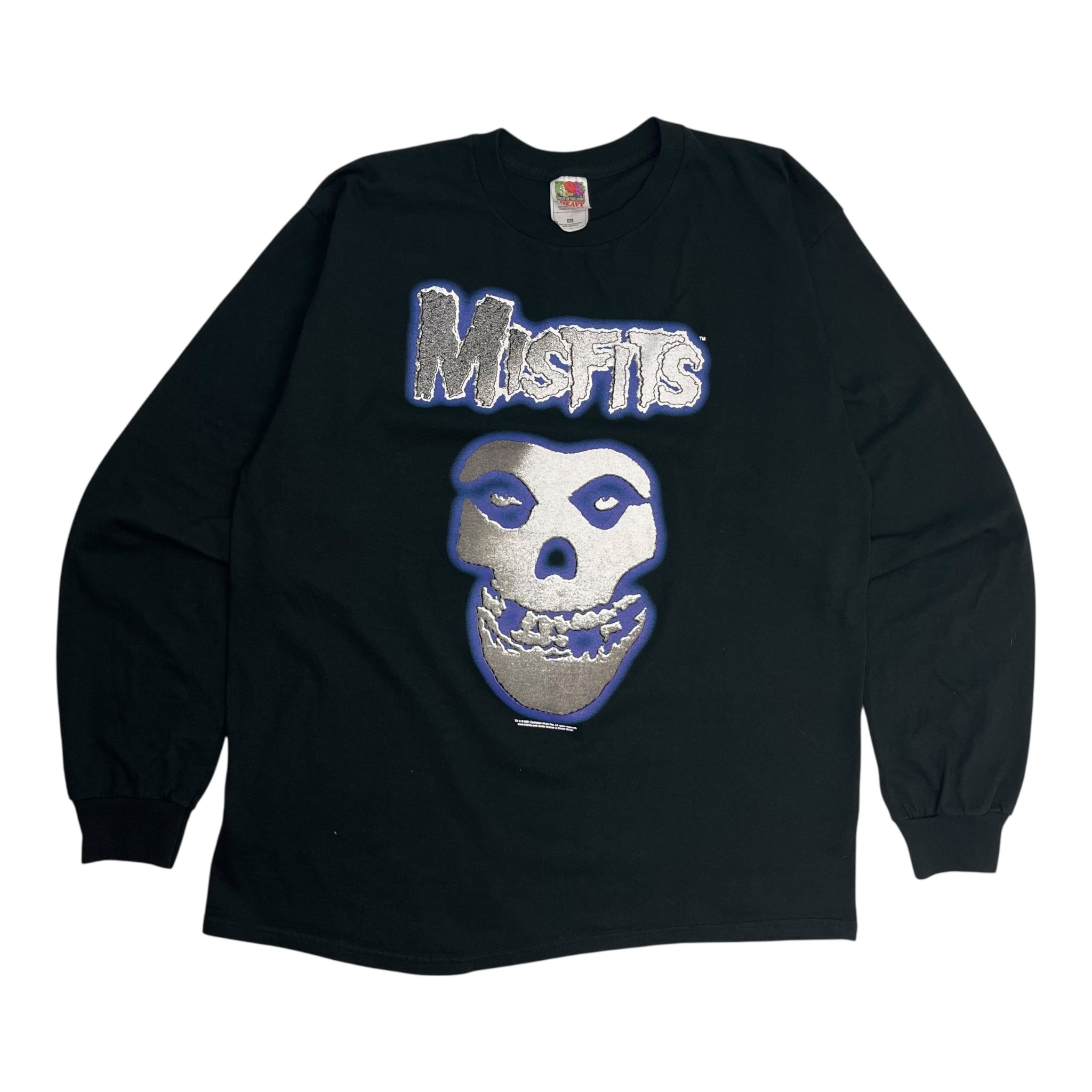 2001 Misfits Chrome Logo Longsleeve T-shirt Black
