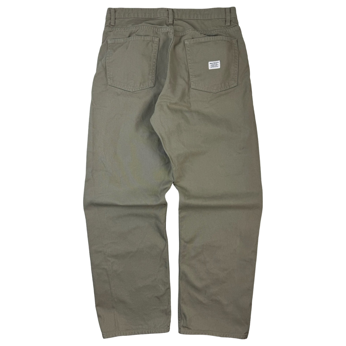 Norse Projects Mogens Relaxed 5 Pocket Pants Heavy Twill Beige