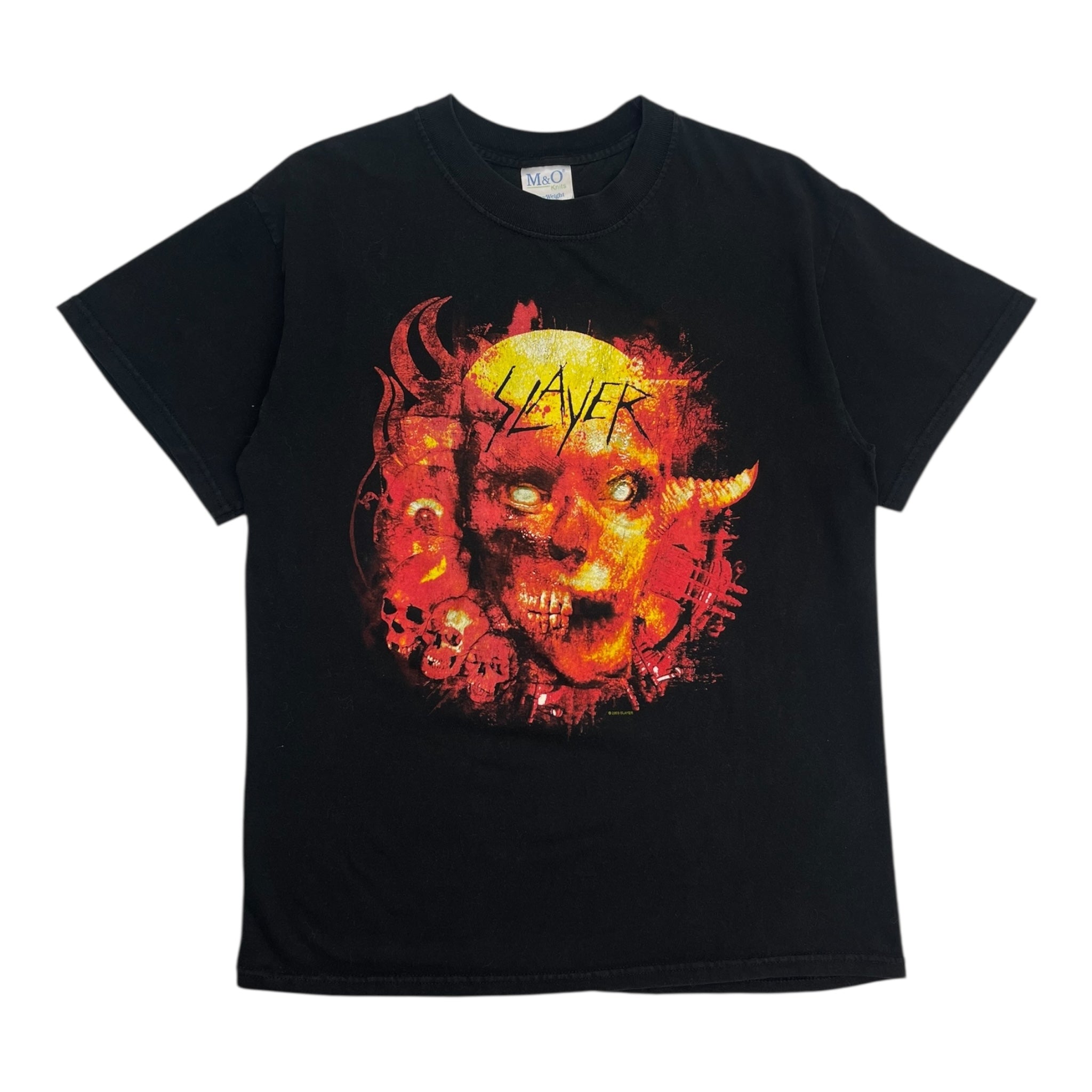 2003 Slayer Skull T-Shirt Black