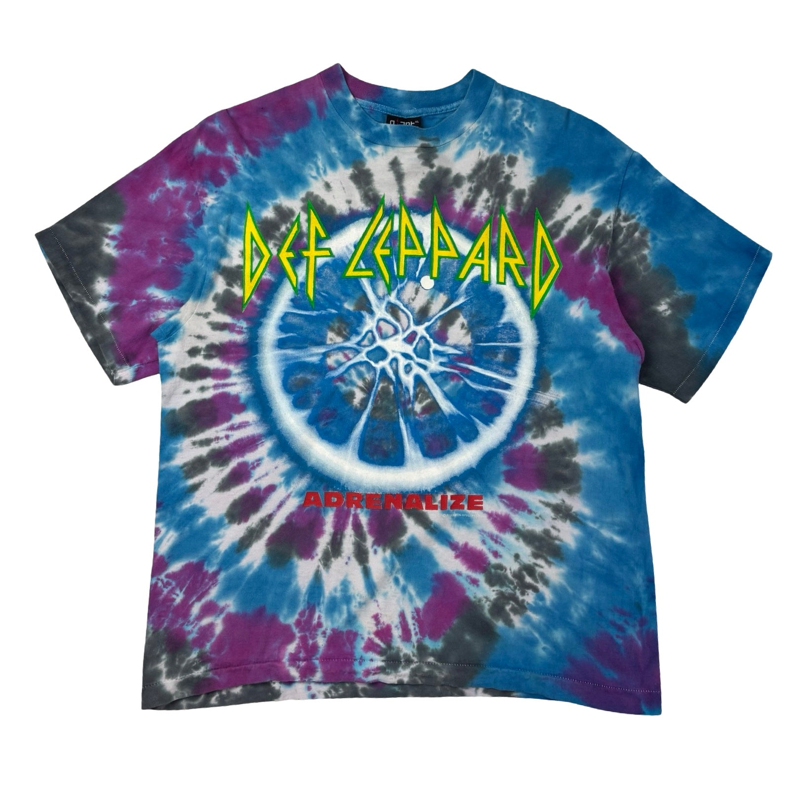 Vintage Def Leppard Adrenalize Tour Tye Dye T-Shirt