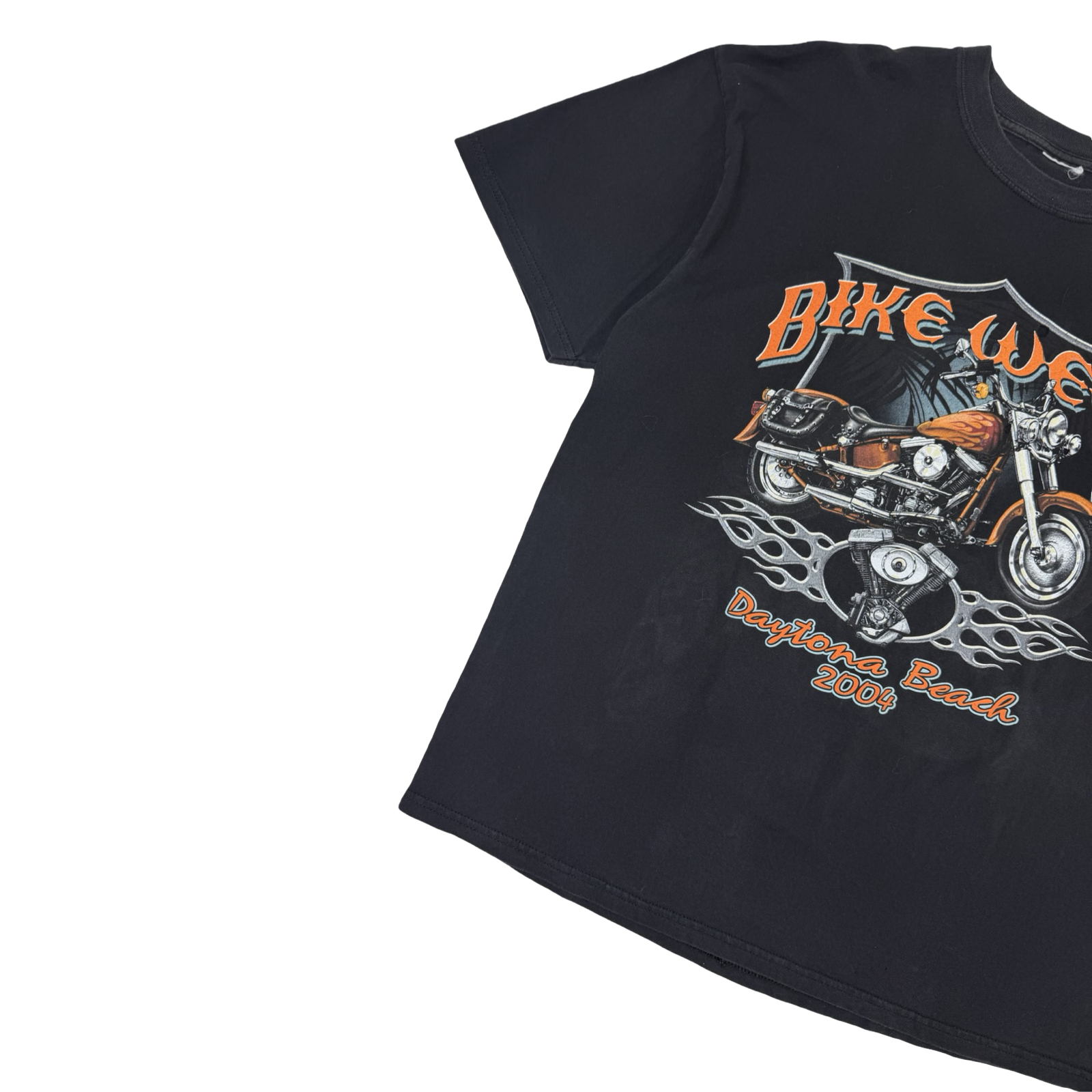 Vintage Daytona Beach Bike Week 2004 T-Shirt Black