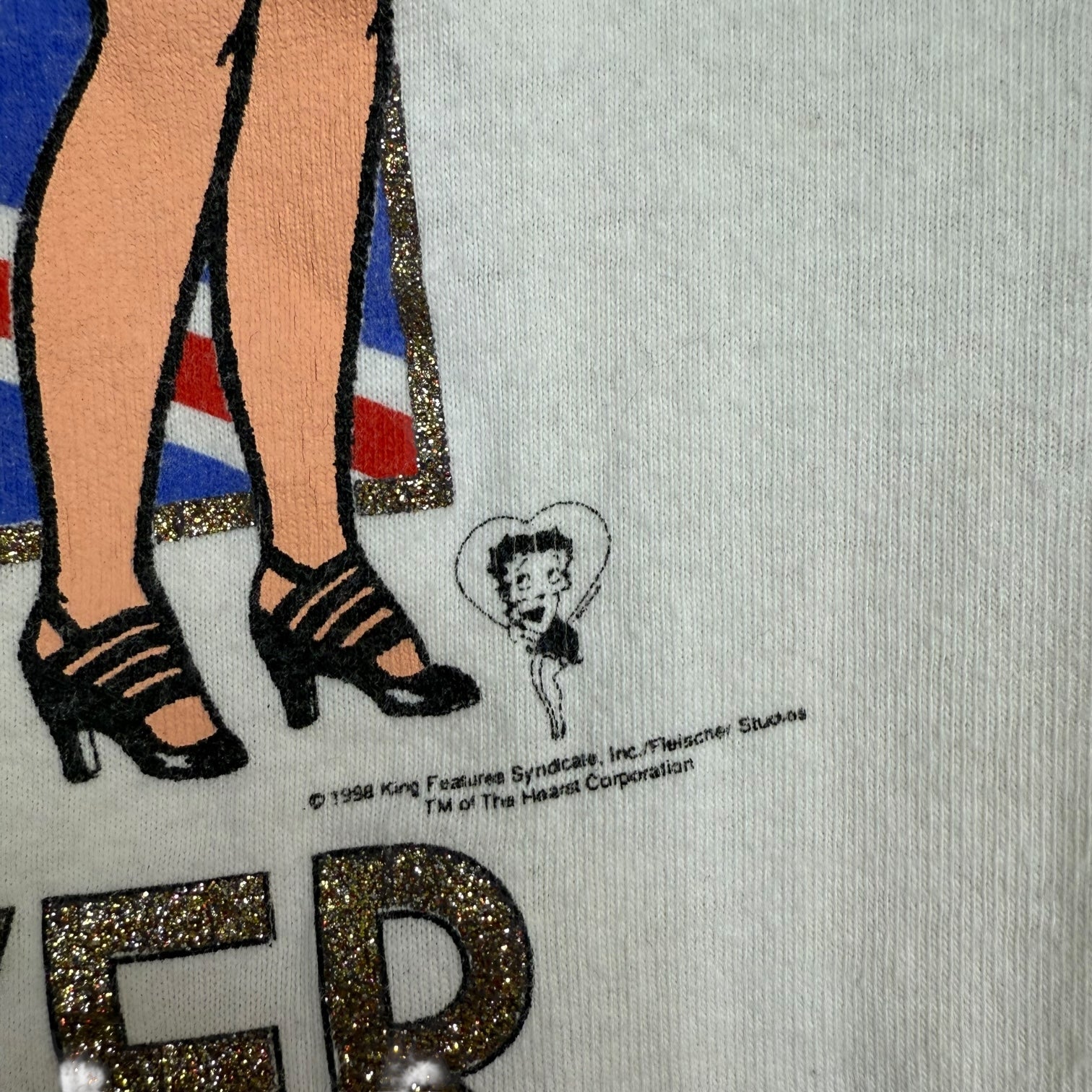 1998 Betty Boop ‘Girl Power’ Tee White