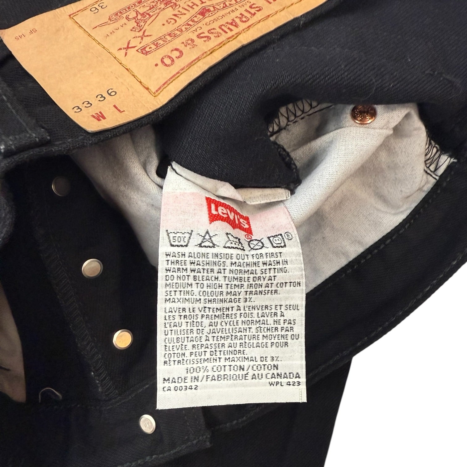 Vintage Levi’s 501 Jeans Black