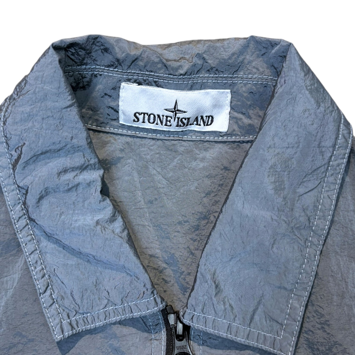 Stone Island Nylon Metal in ECONYL® Overshirt Grey/Ash