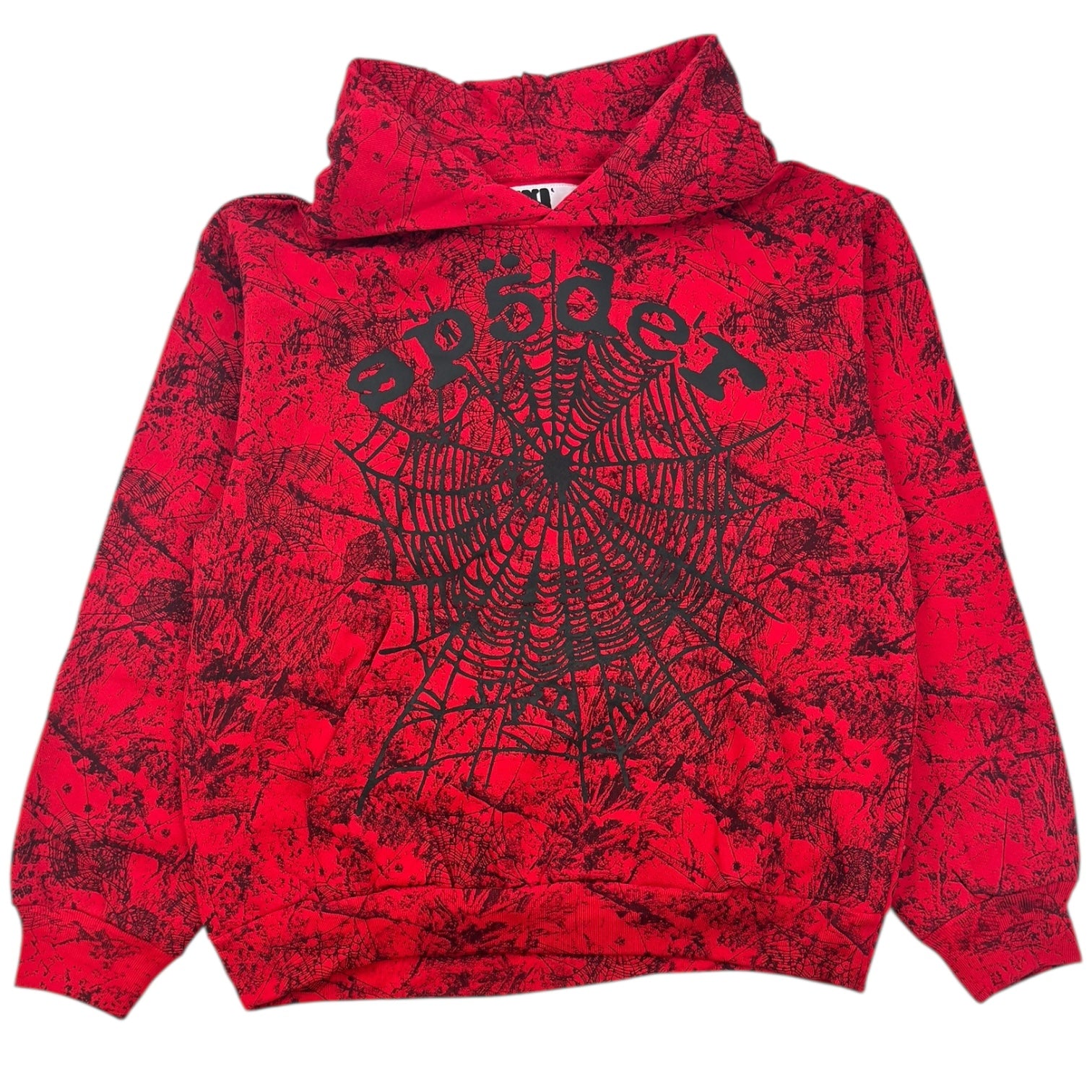 Sp5der OG Tree Camo Hoodie Red