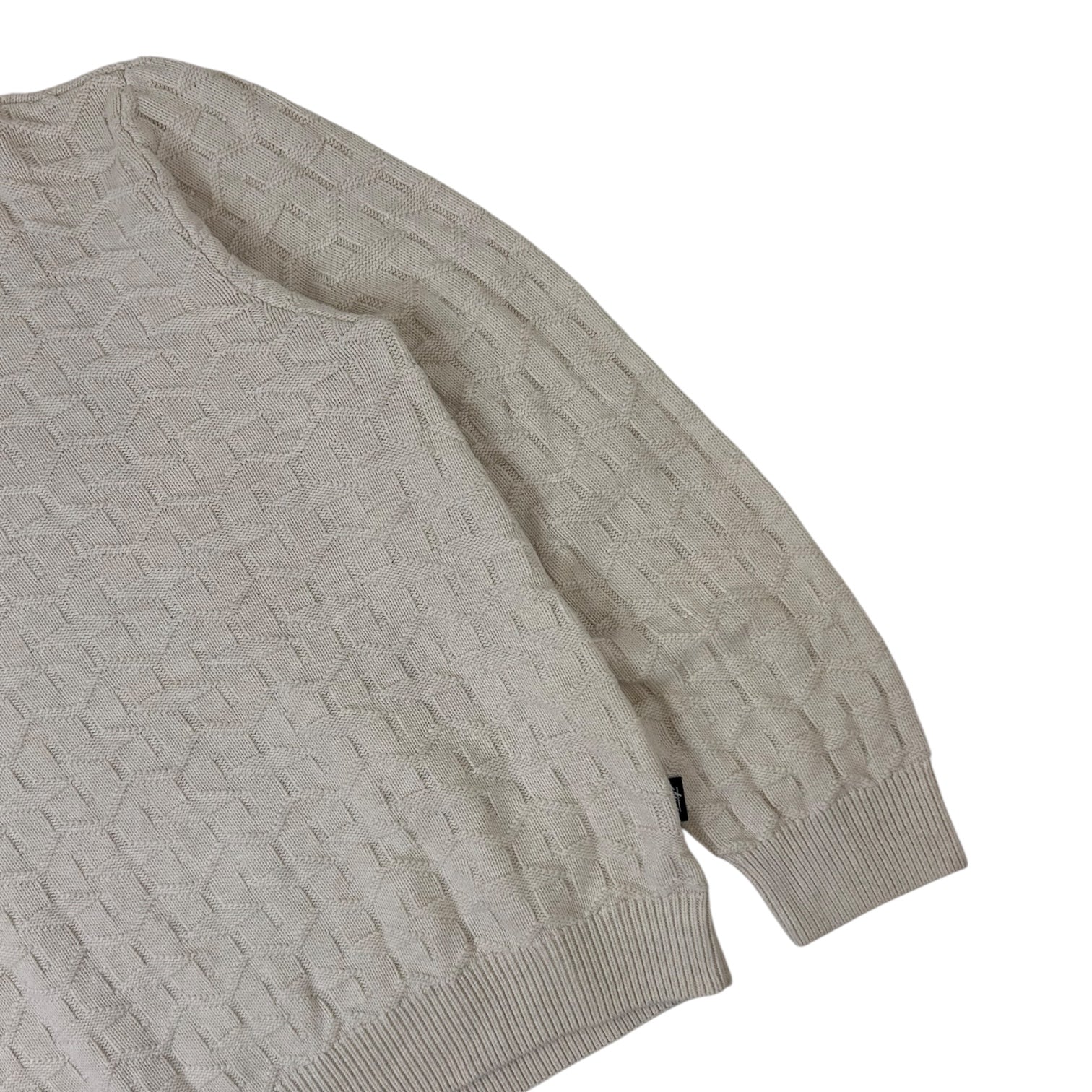 Stussy Strand Knit Sweater Cream