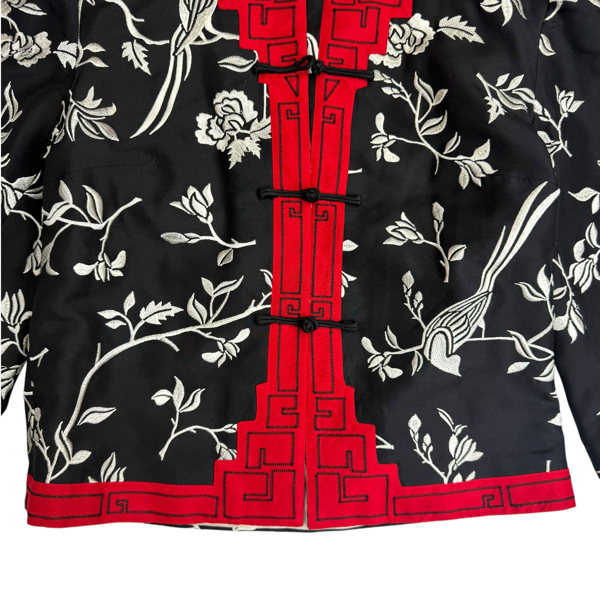 (W) Vintage Shanghai Tang Frog Closure Jacket Blacki