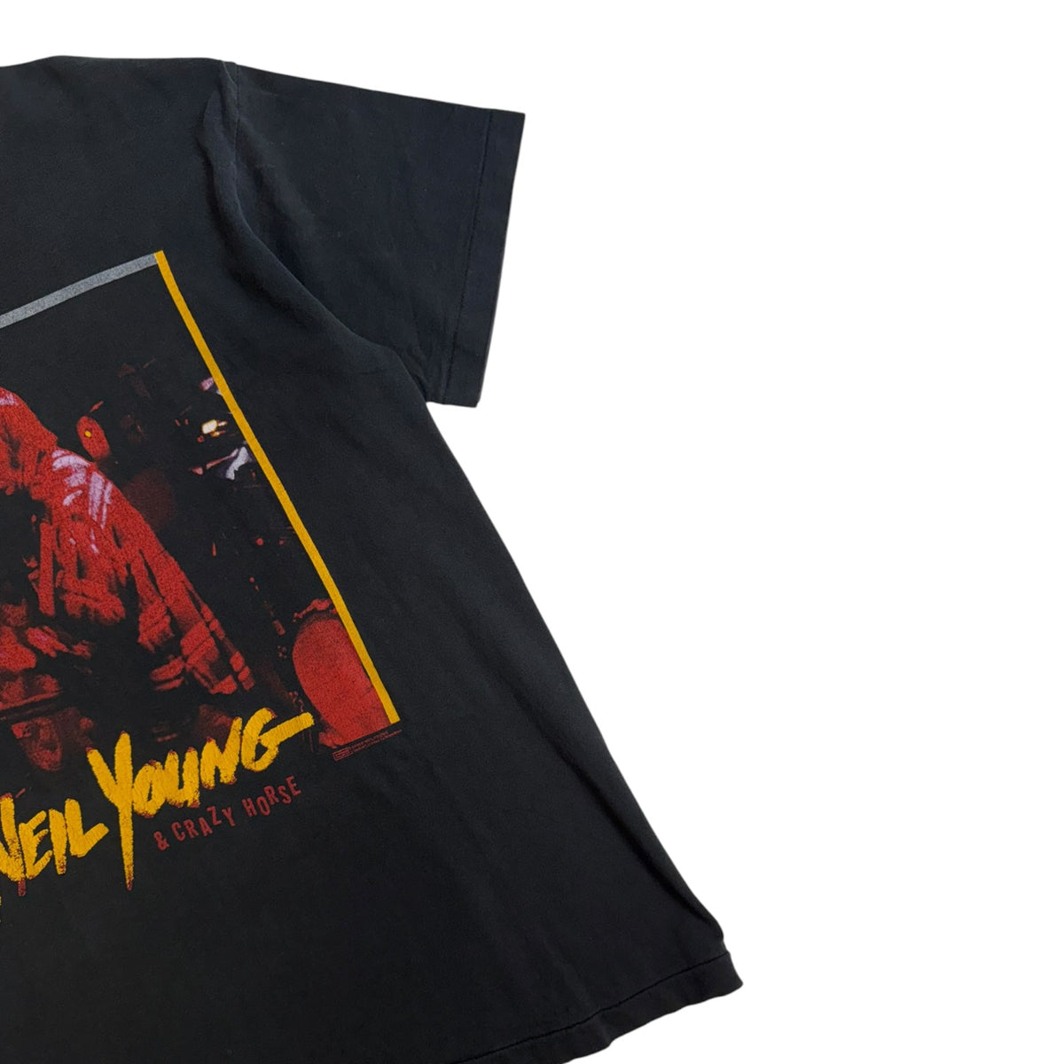 Vintage Neil Young Crazy Horse T-Shirt Black