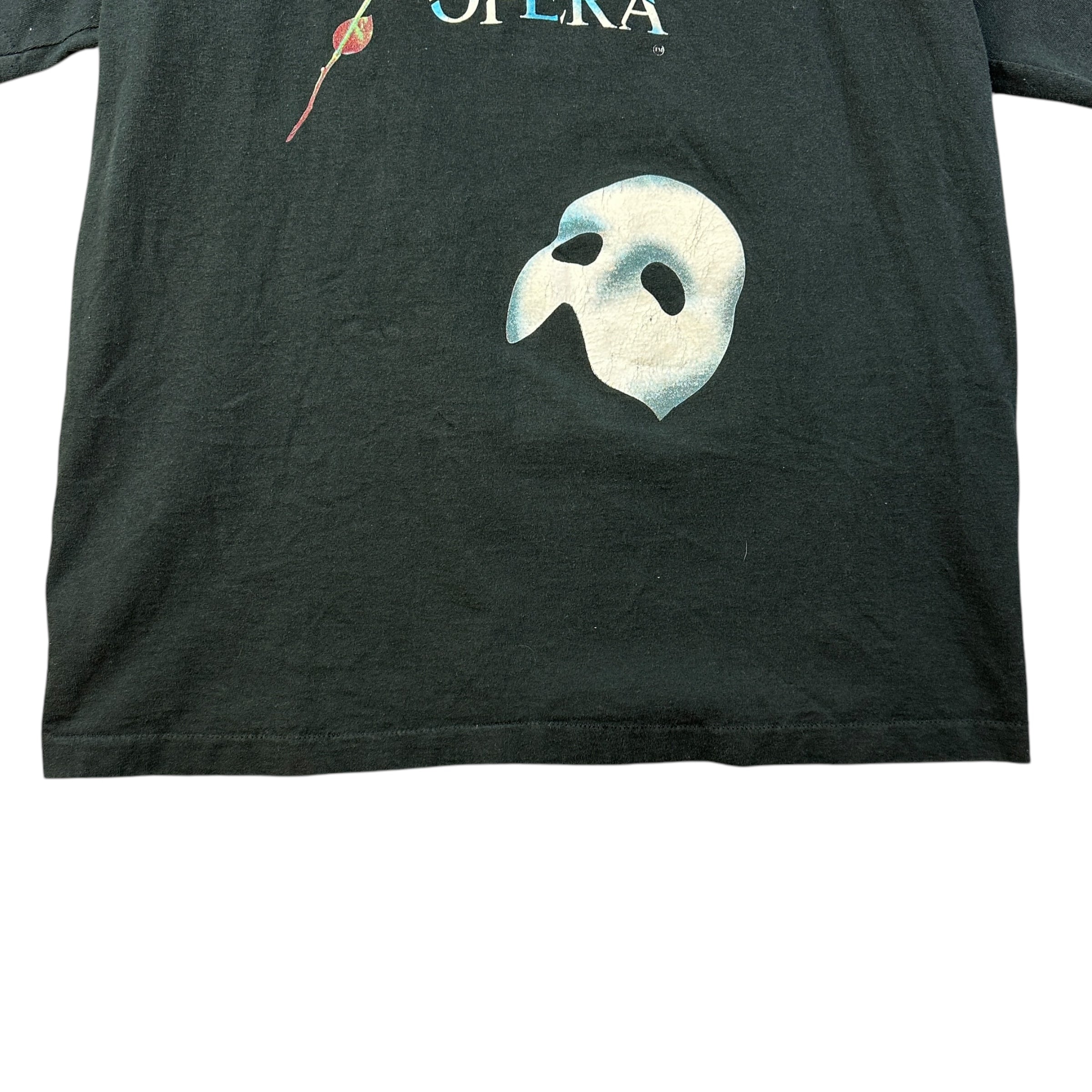 Vintage The Phantom Of The Opera Tee Black