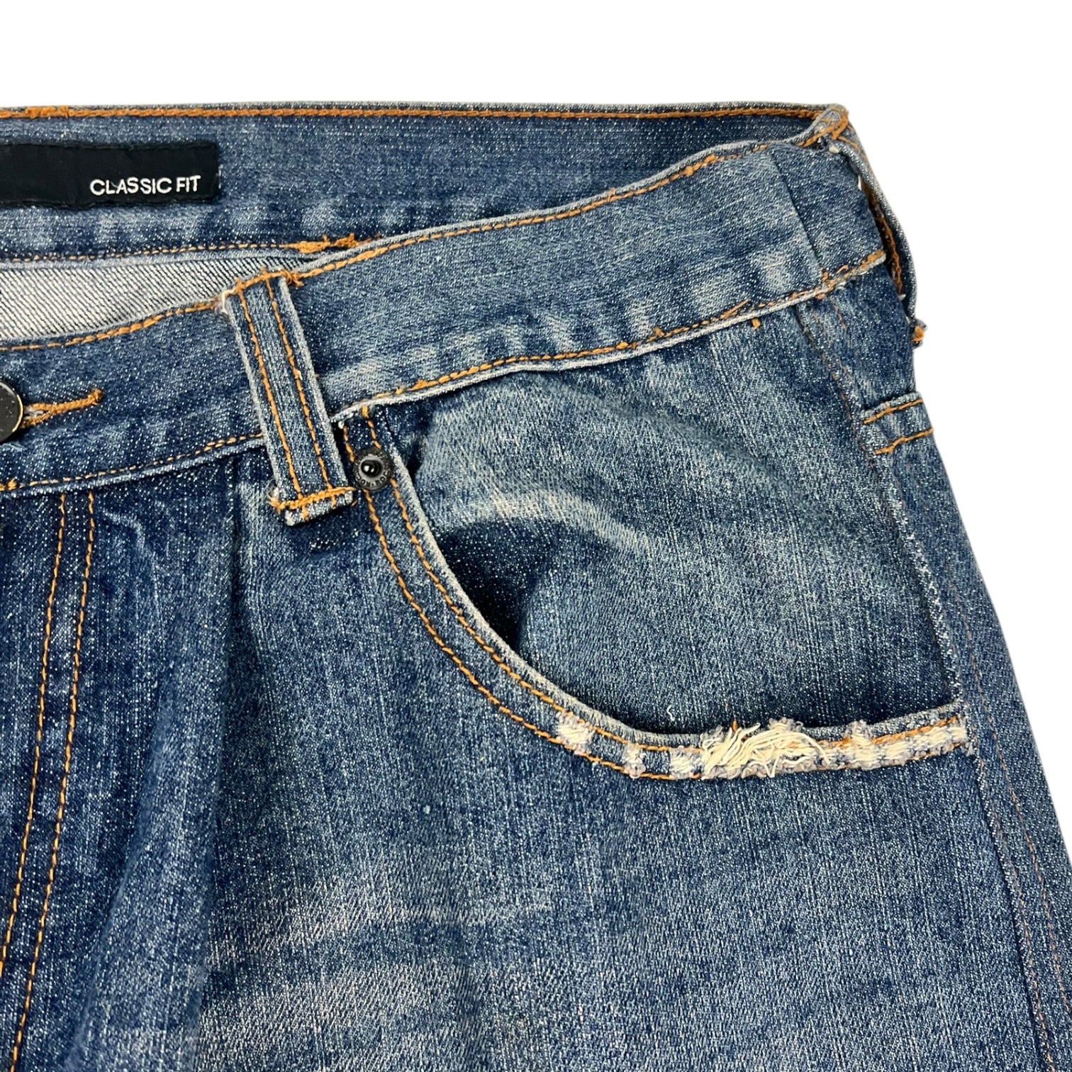 Rocawear Classic Fit Straight Leg Jeans Medium Blue Wash