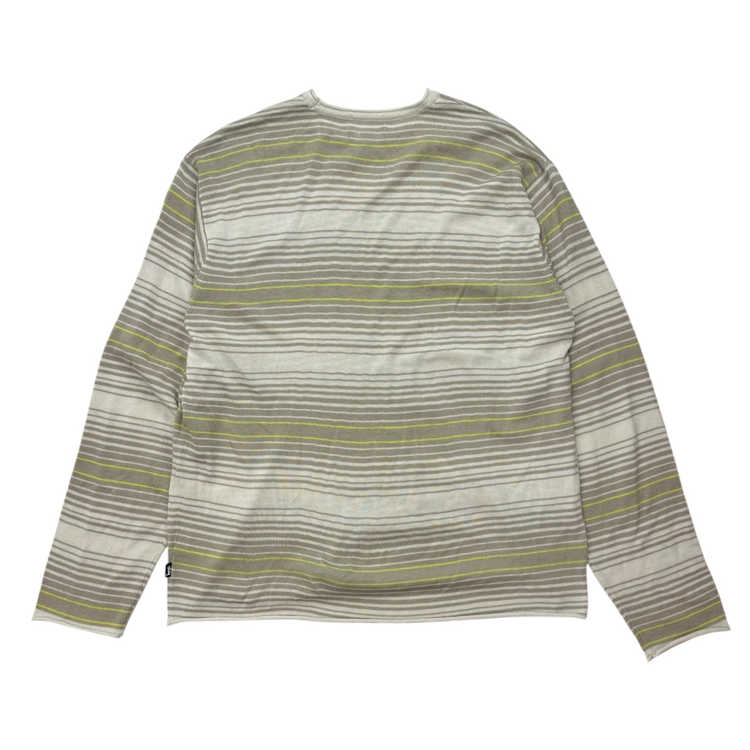 Stussy Horizontal Stripe Sweater Green/ Beige