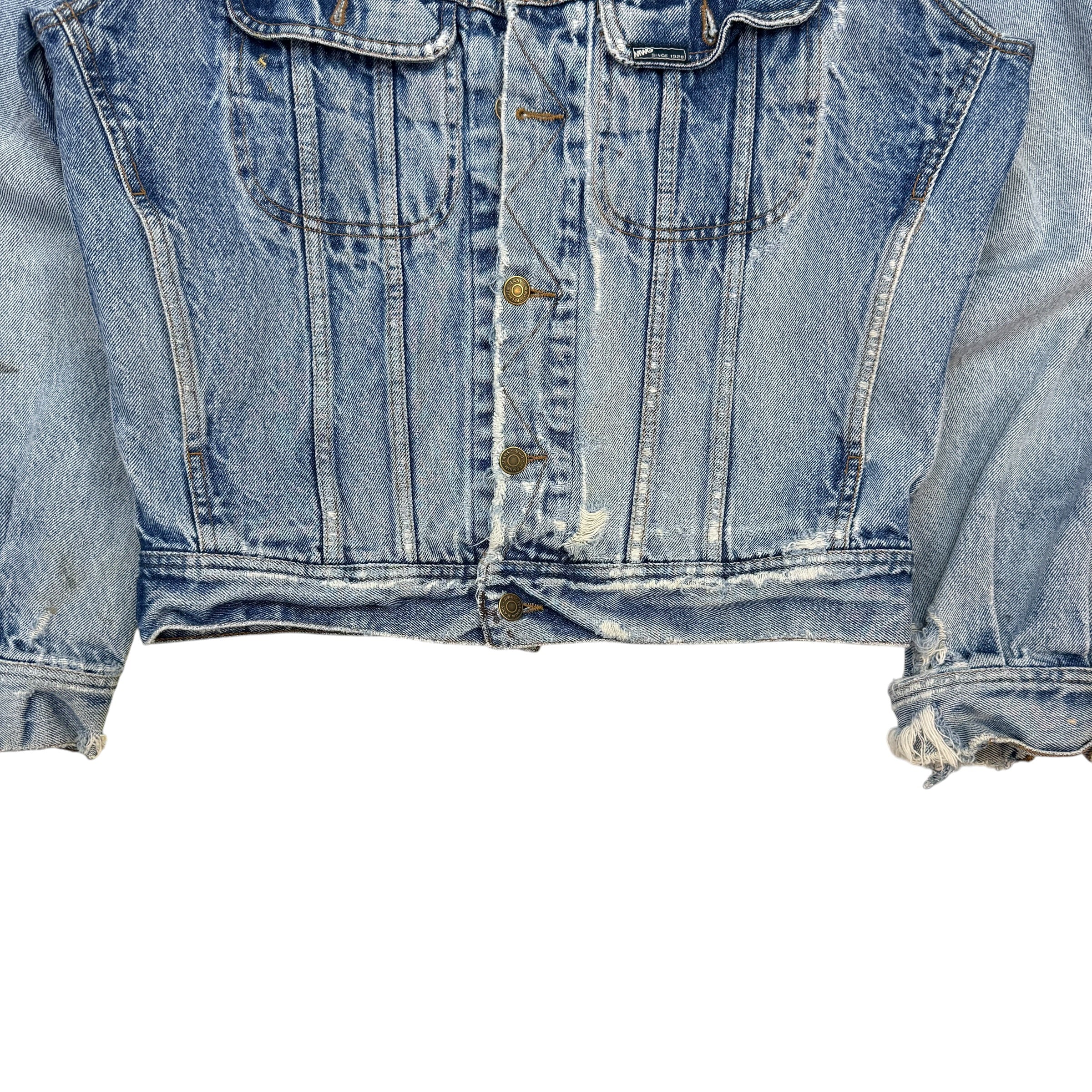Vintage MWG StormRider Denim Jacket Light Wash