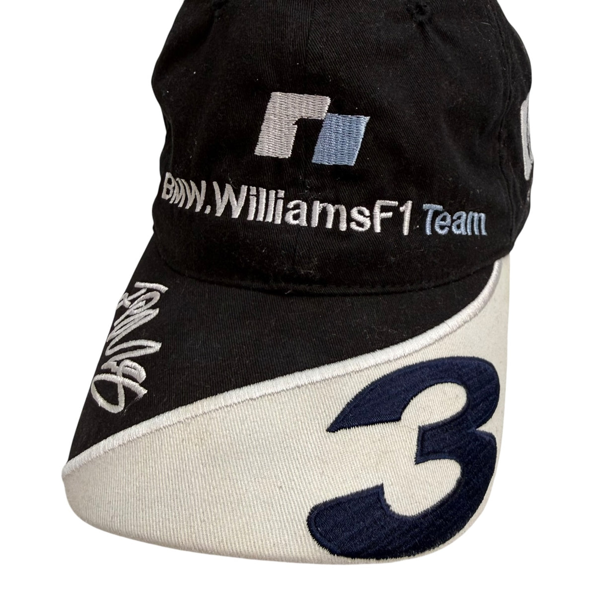 Vintage BMW Williams F1 Team Hat Black/White