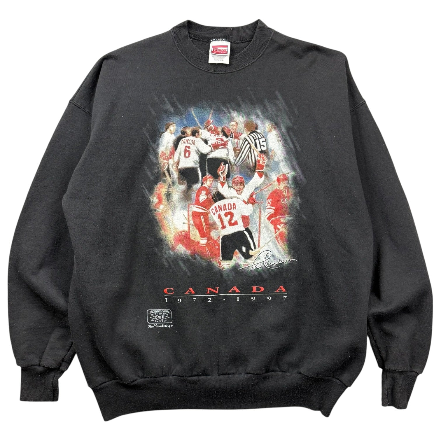 Vintage Team Canada Crewneck Black