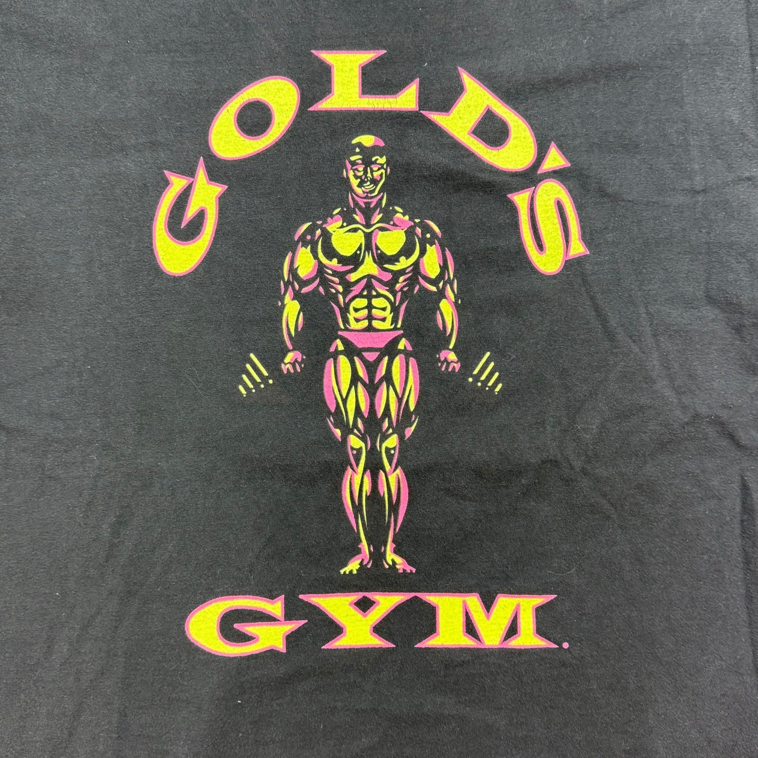 Vintage Golds Gym Logo Tee Black