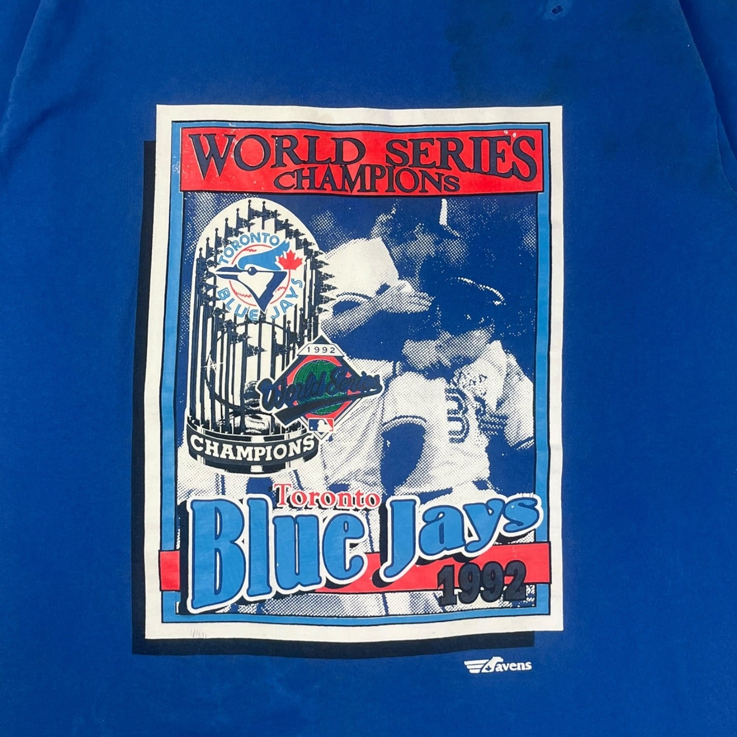 1992 Toronto Blue Jays World Series Champions T-Shirt Blue